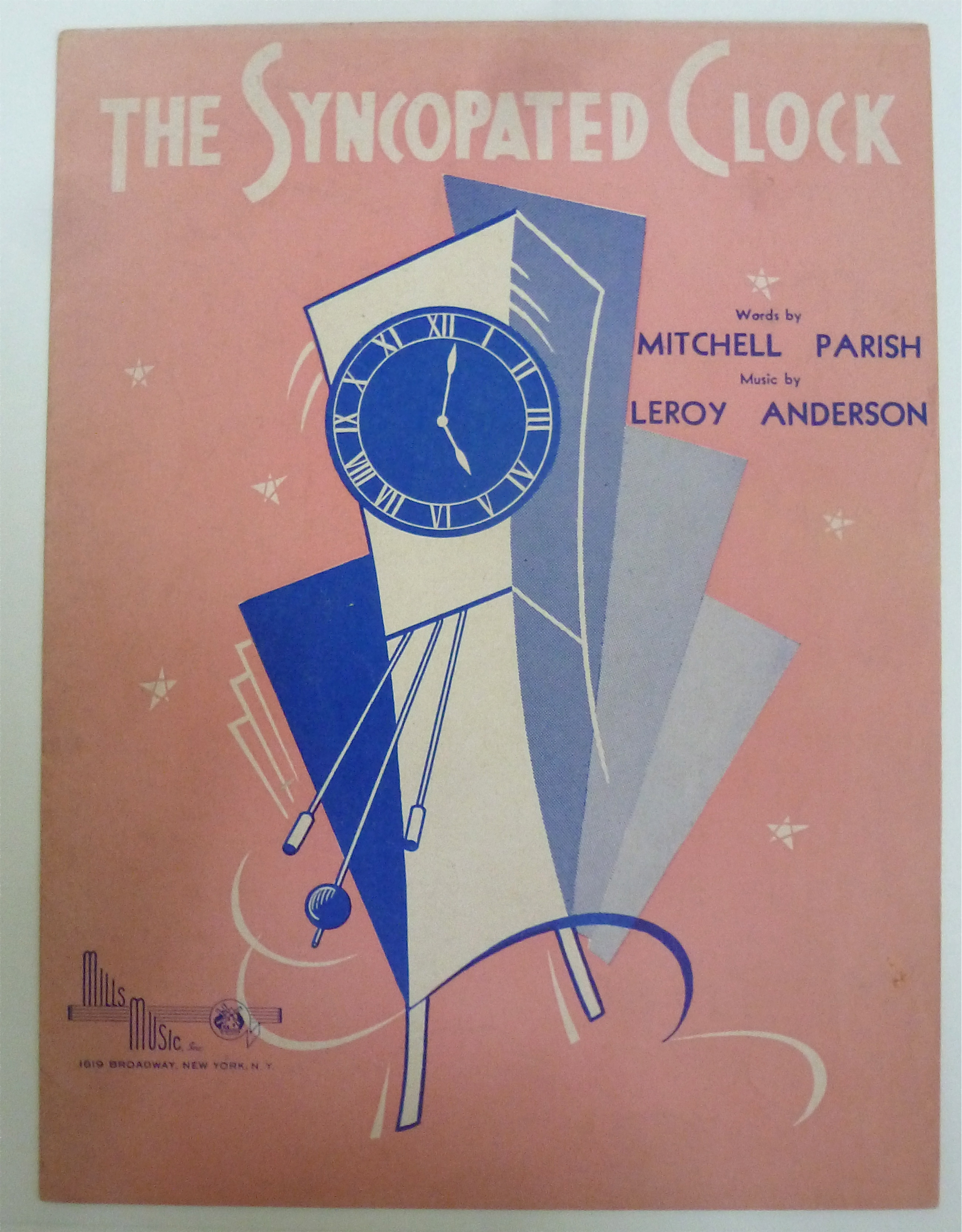 Sheet Music For 1950 The Syncopated Clock
