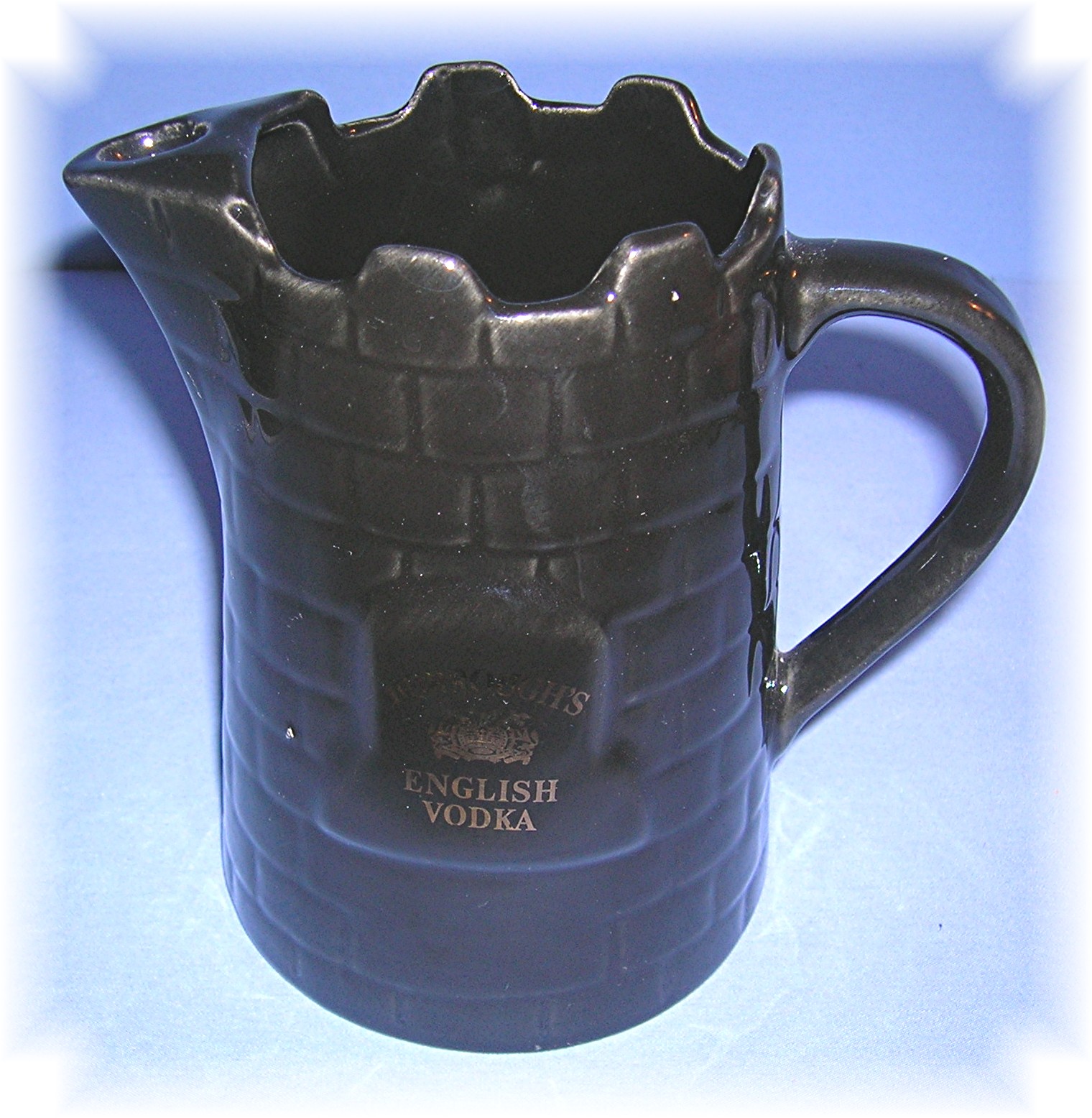 Black Burroughs England Vodka Pitcher