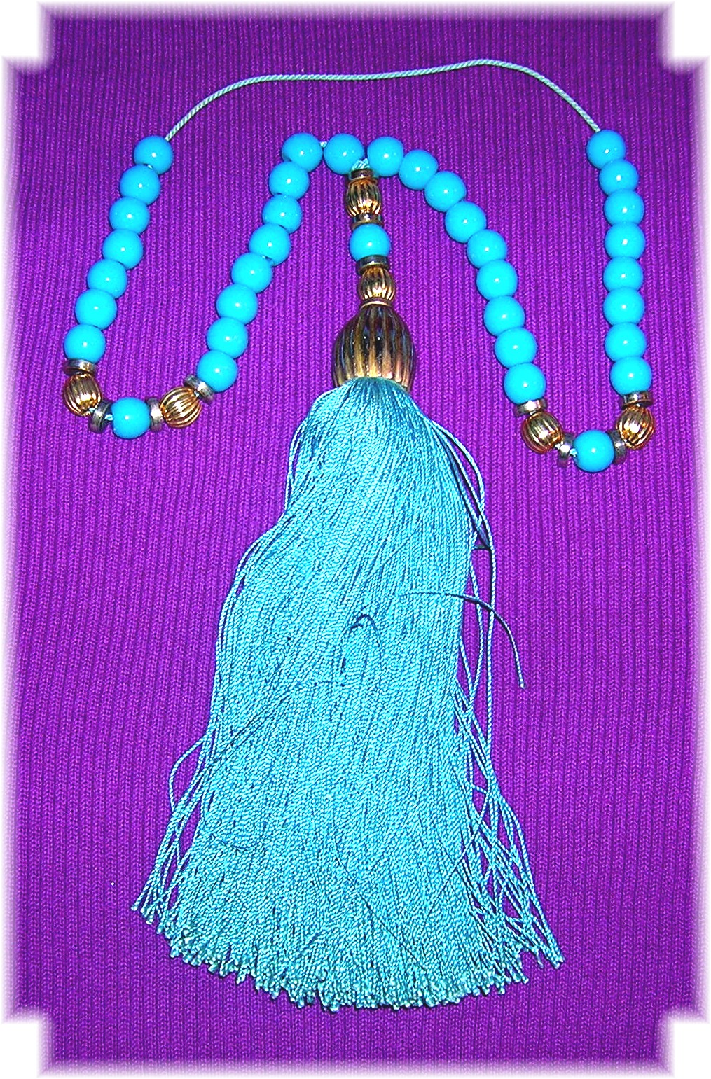 Prayer /Worry Beads Turquoise Glass