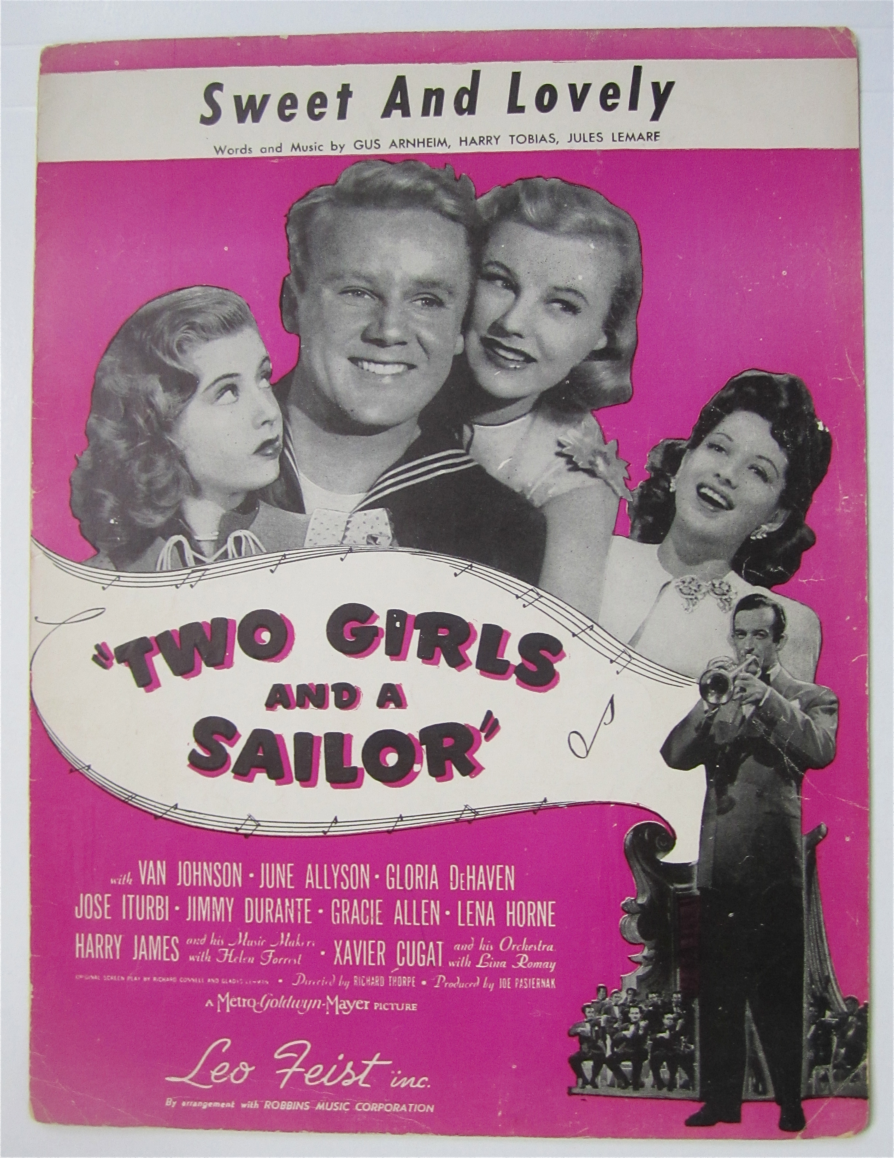 Sheet Music For 1932 Sweet And Lovely