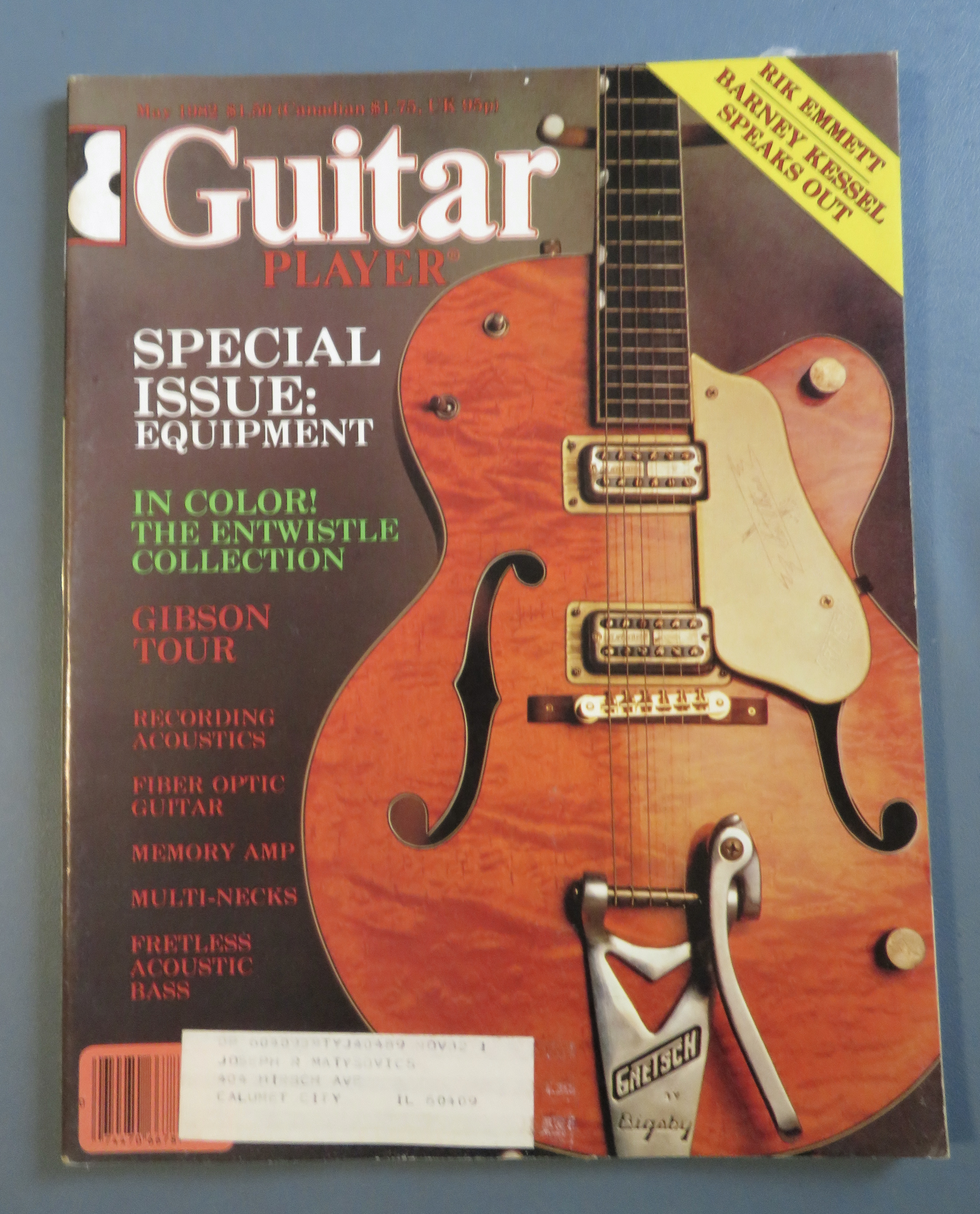 Guitar Player Magazine May 1982 Equipment