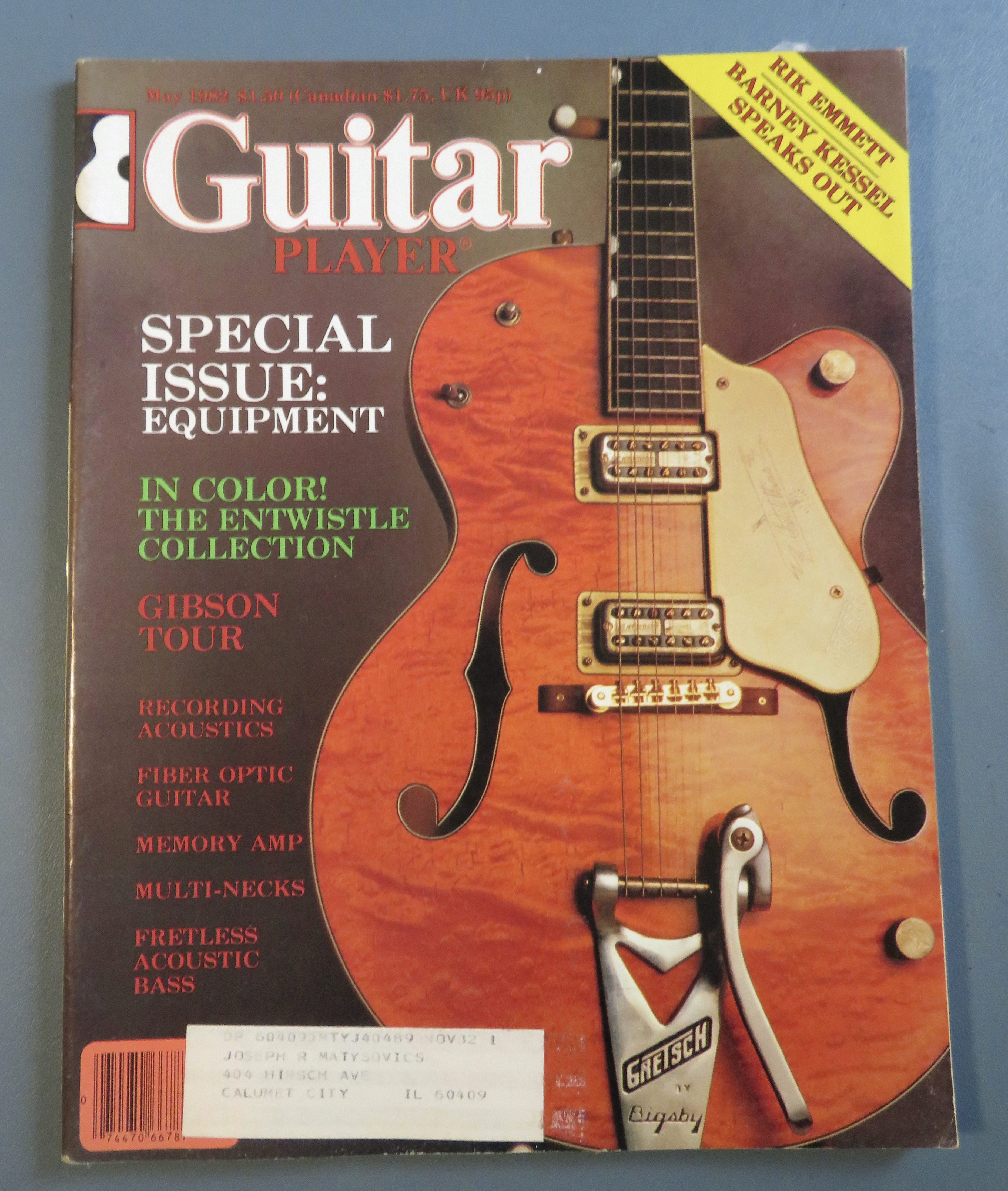 Guitar Player Magazine May 1982 Equipment