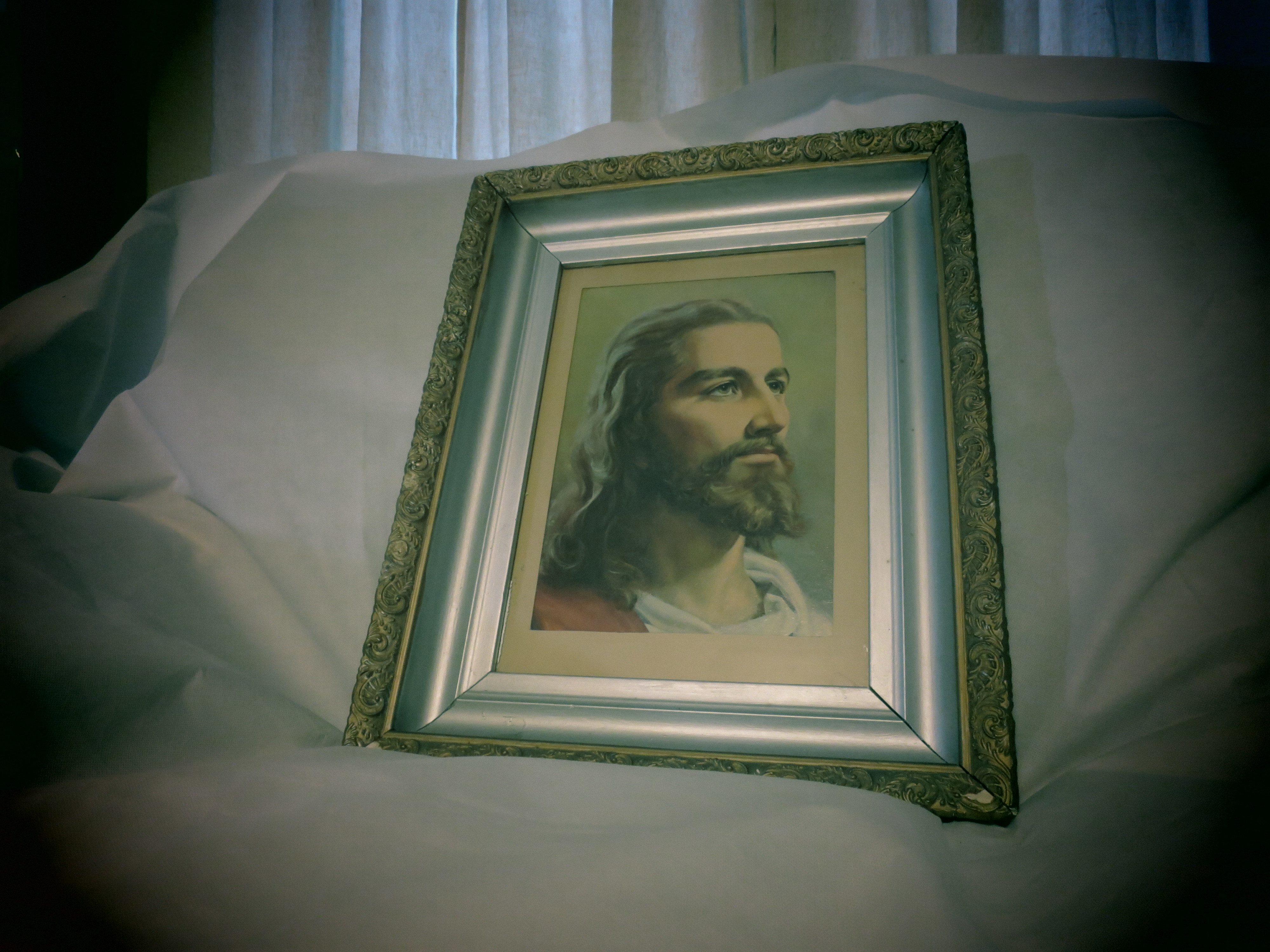Jesus Christ Framed Print best guess Peter V Bianchi  1950s