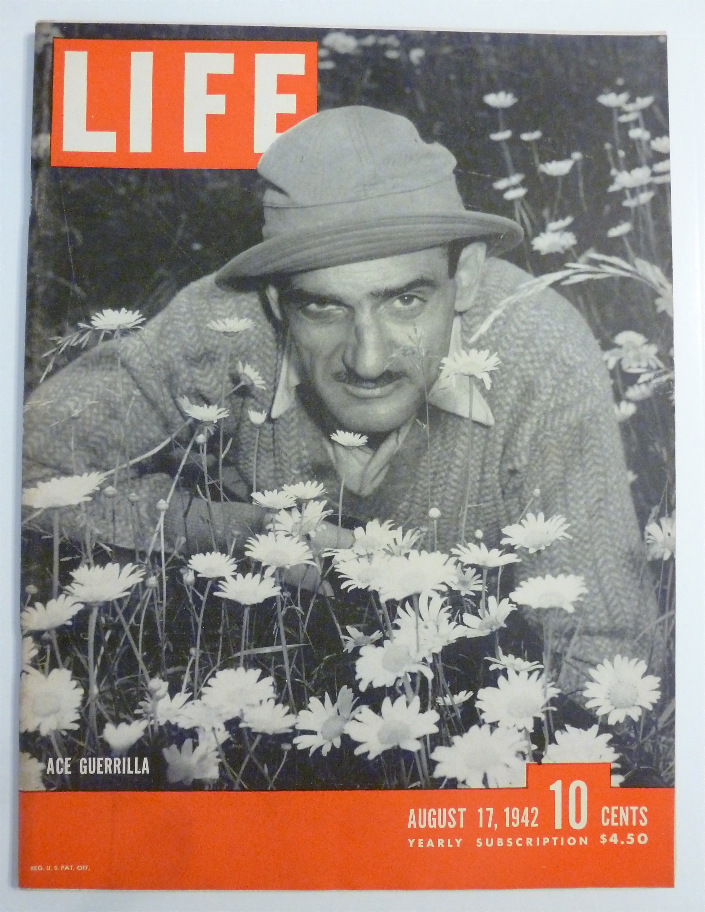 Life Magazine-August 17, 1942-Ace Guerrilla