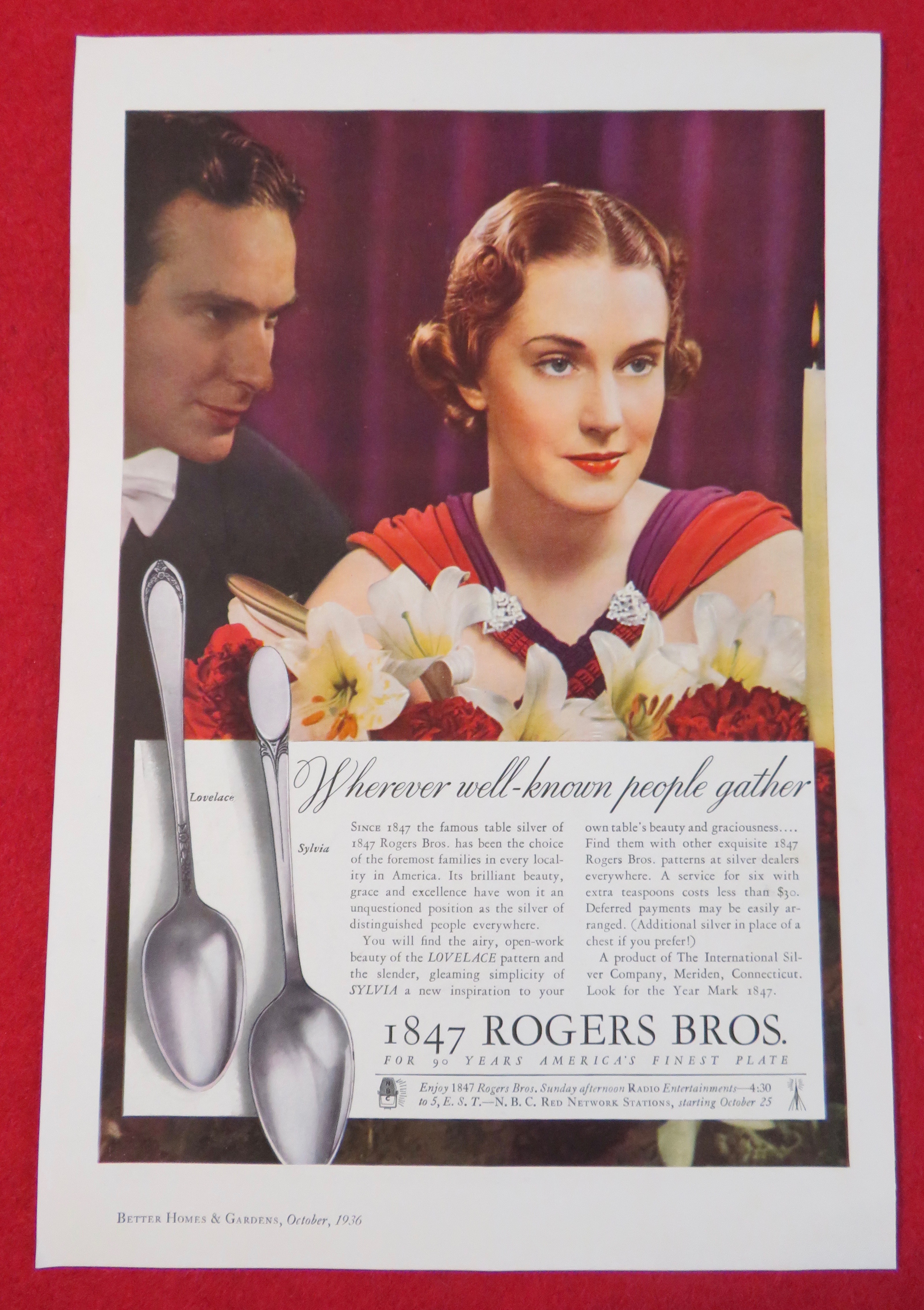 1936 1847 Rogers Bros. Silverware w/ Lovelace & Sylvia