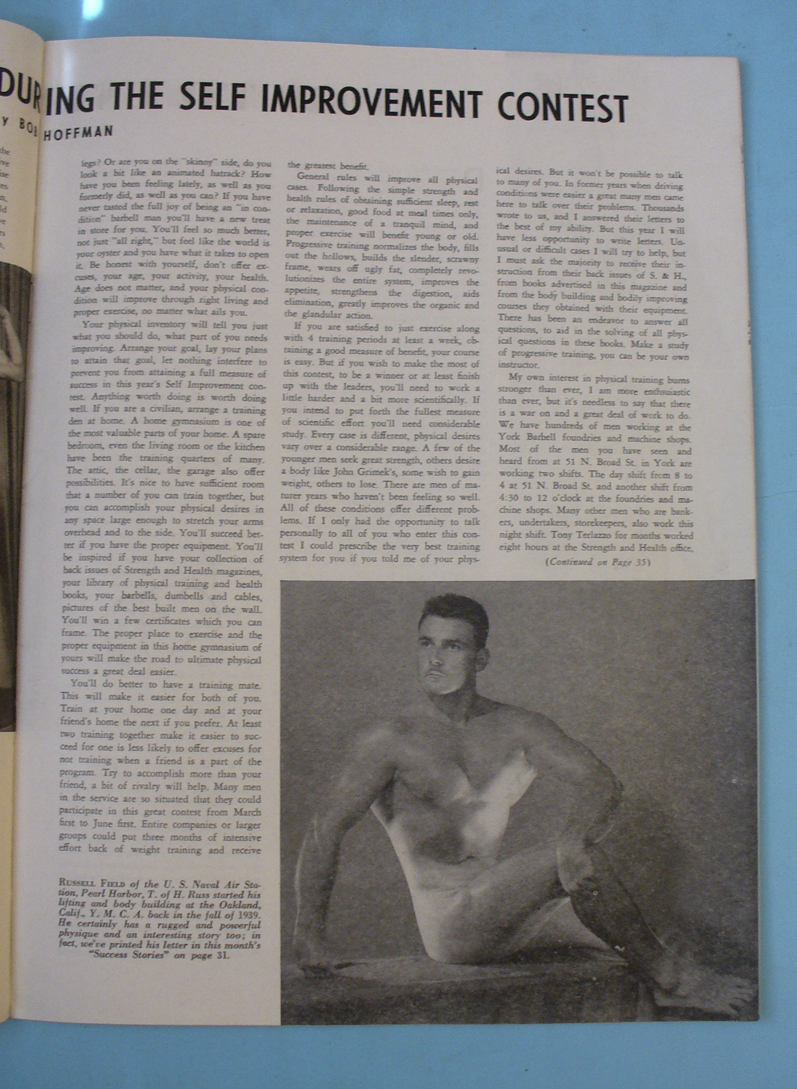 Strength & Health Magazine, March 1943 - Santo Leone