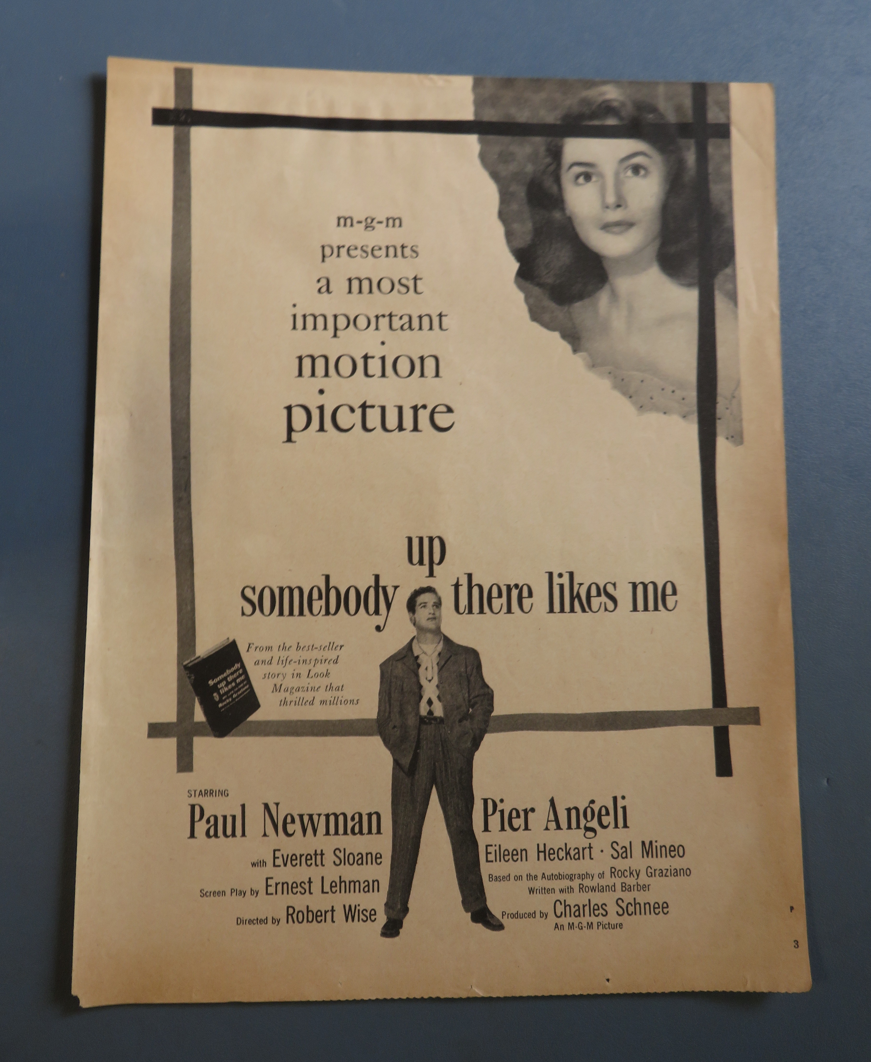 1956 Somebody Up There Likes Me w/ Paul Newman
