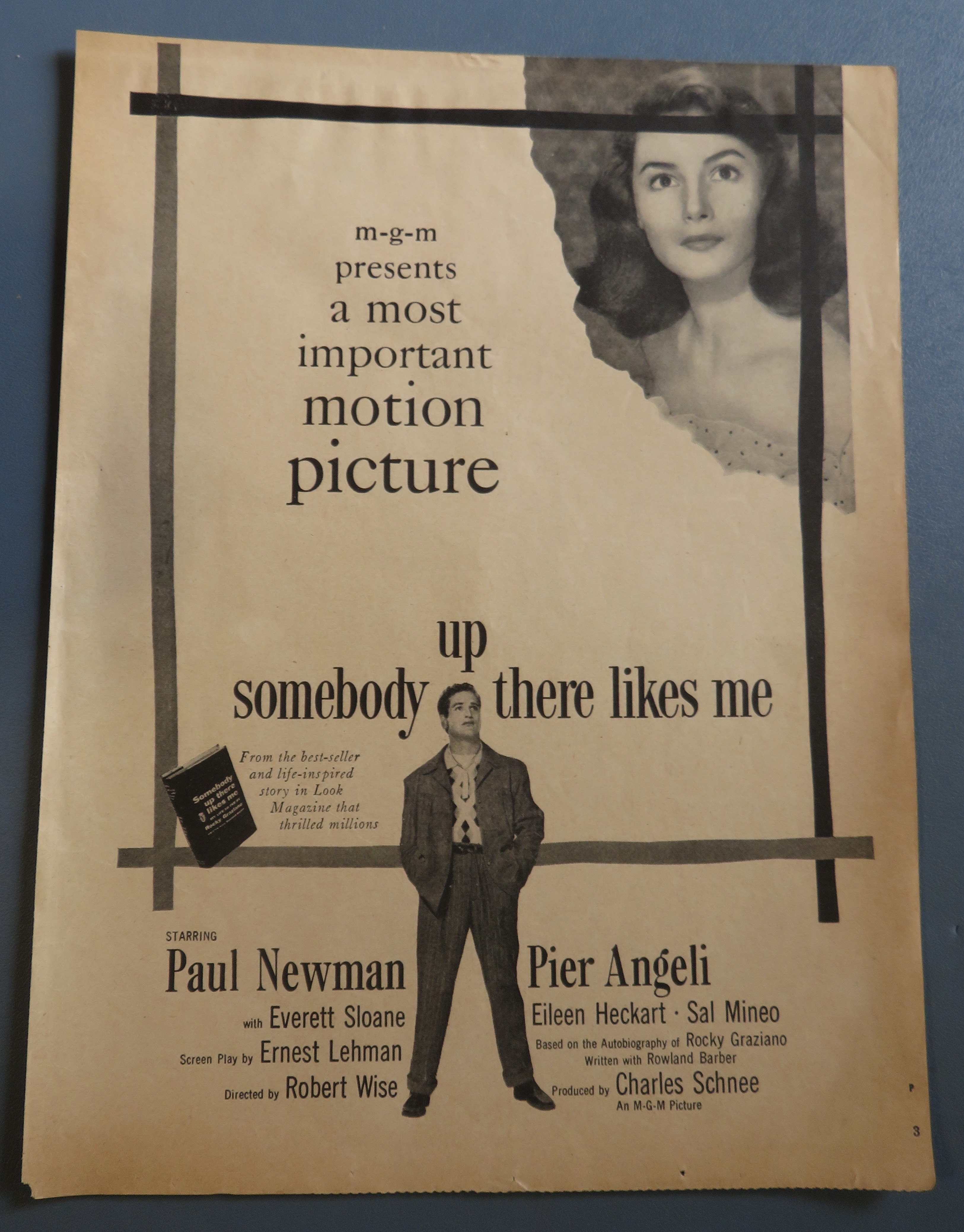1956 Somebody Up There Likes Me w/ Paul Newman