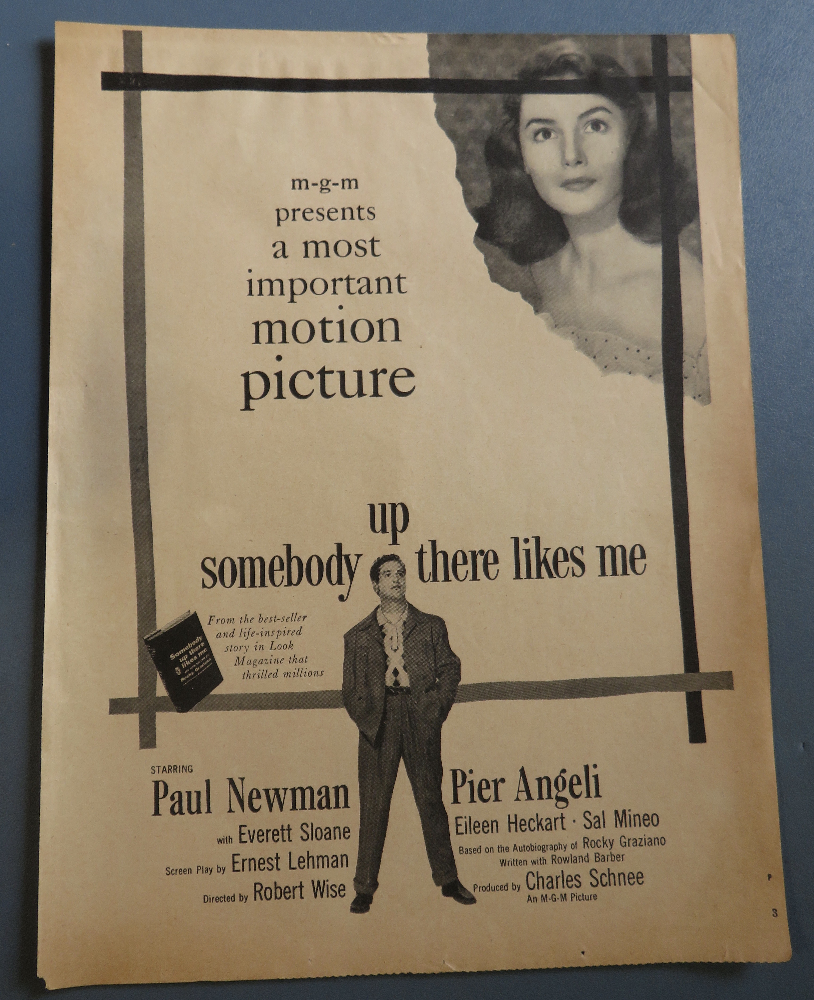 1956 Somebody Up There Likes Me w/ Paul Newman