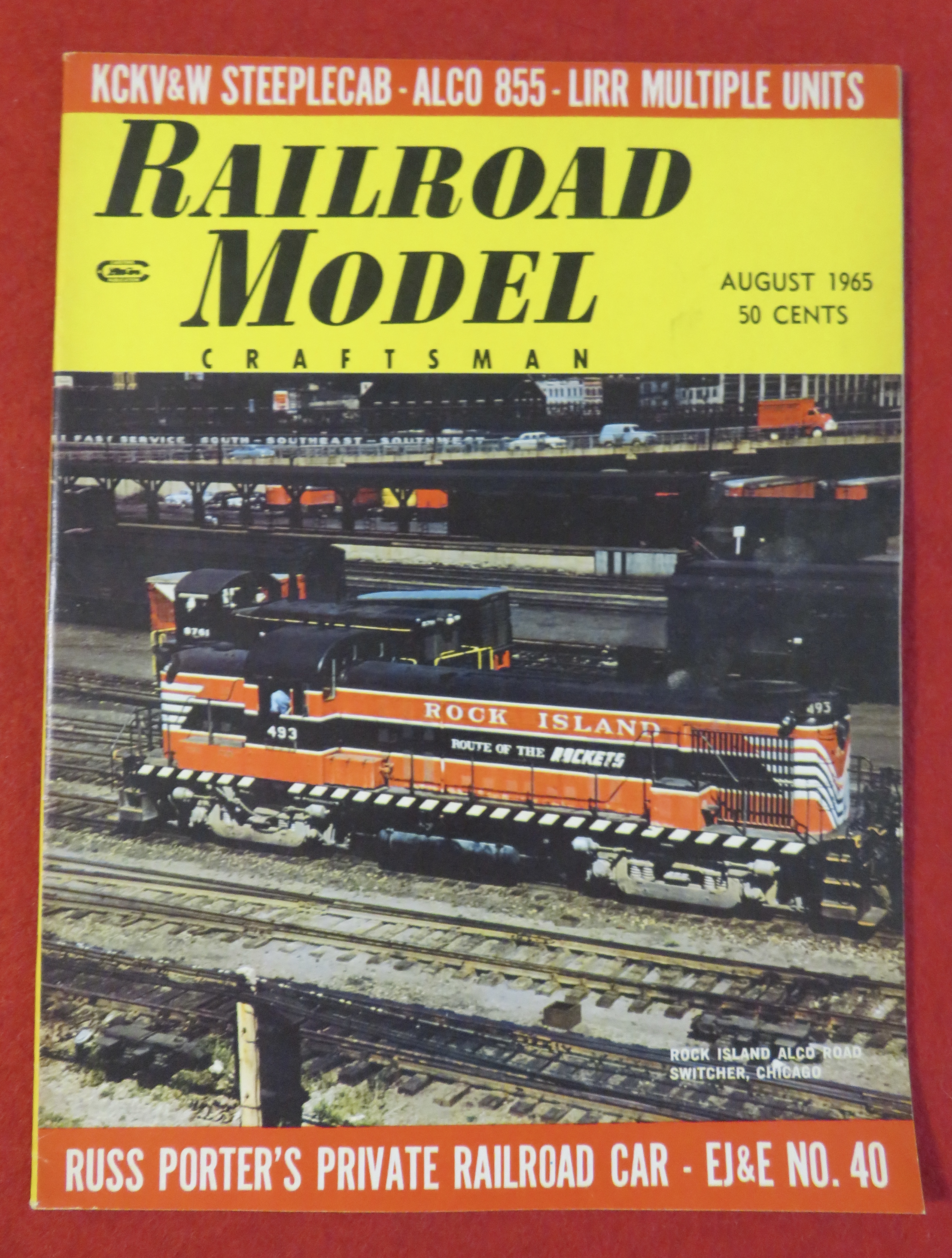 Railroad Model Craftsman Magazine August 1965