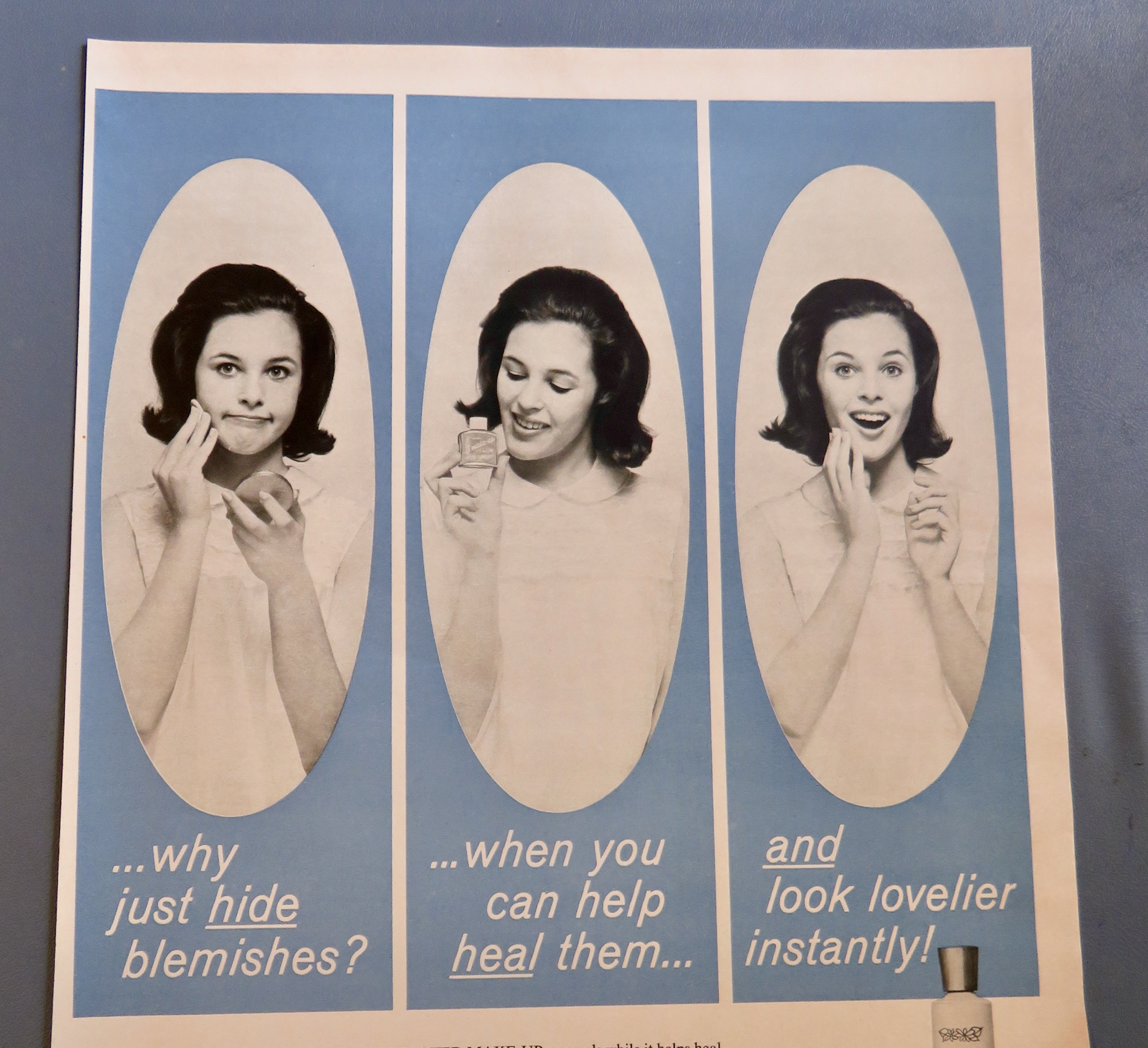 1963 Bonne Bell Make Up with Woman Putting on Make Up