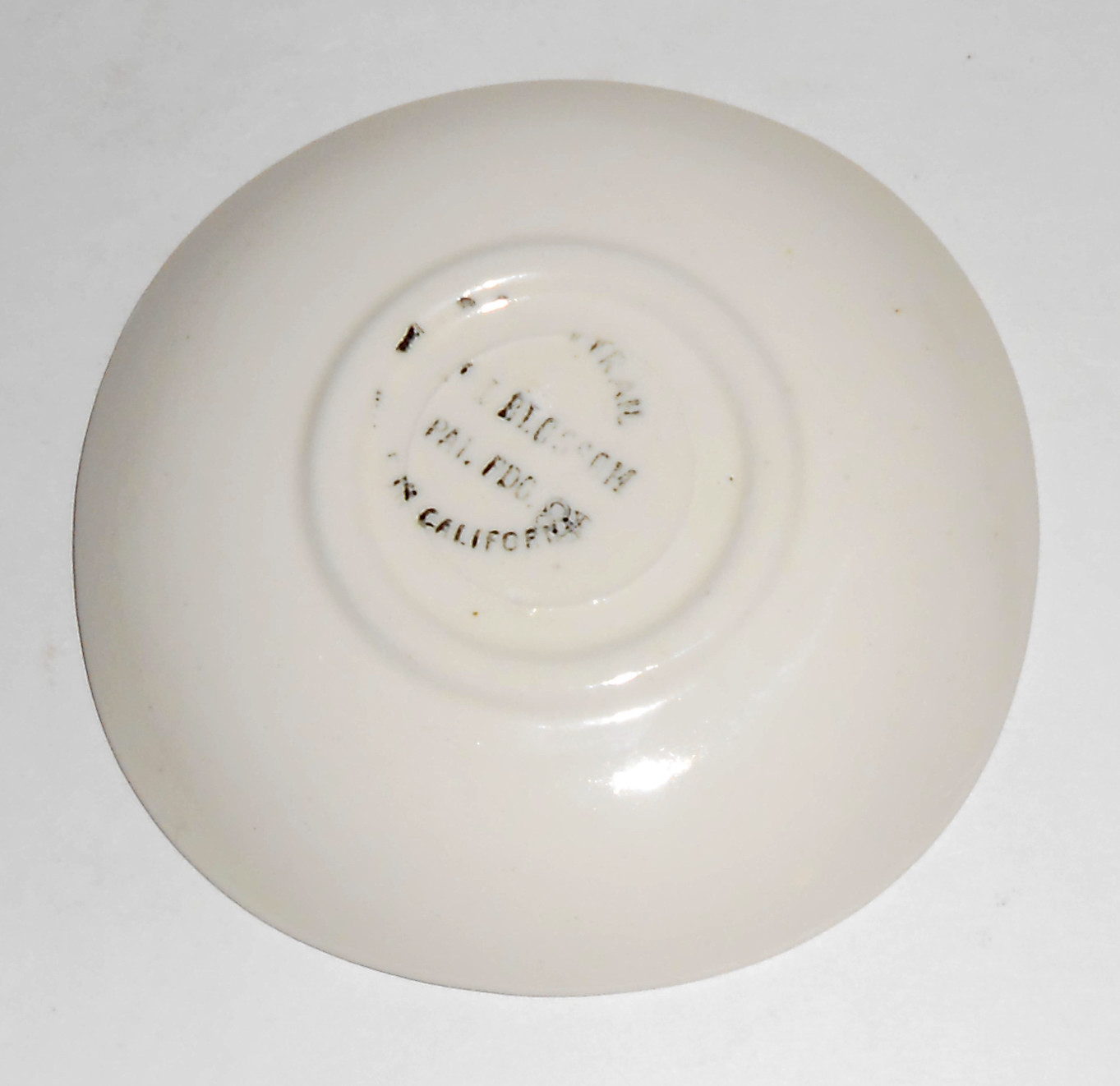 Metlox Pottery Poppy Trail Peach Blossom Coaster! MINT