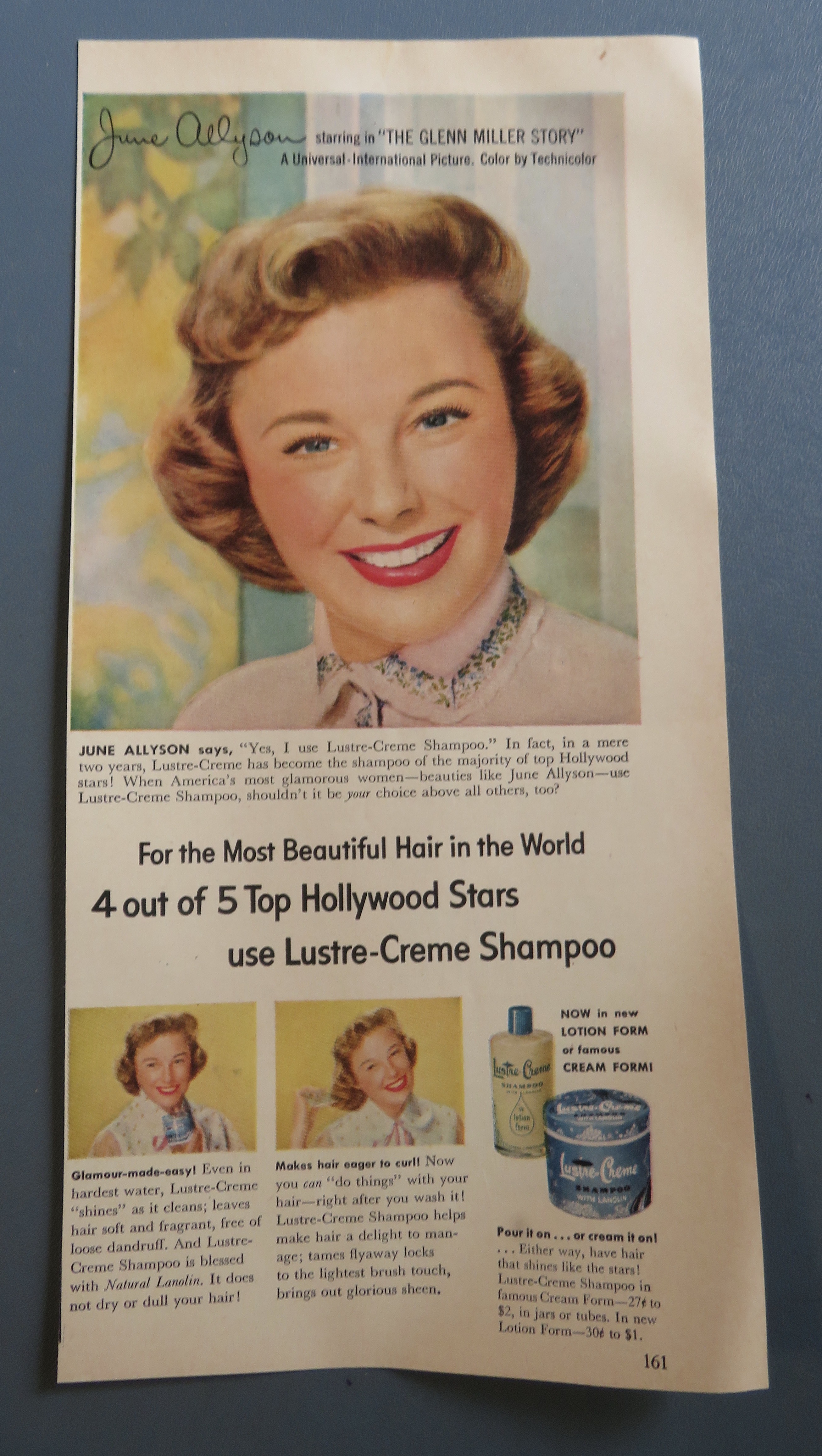 1954 Lustre Creme Shampoo with June Allyson
