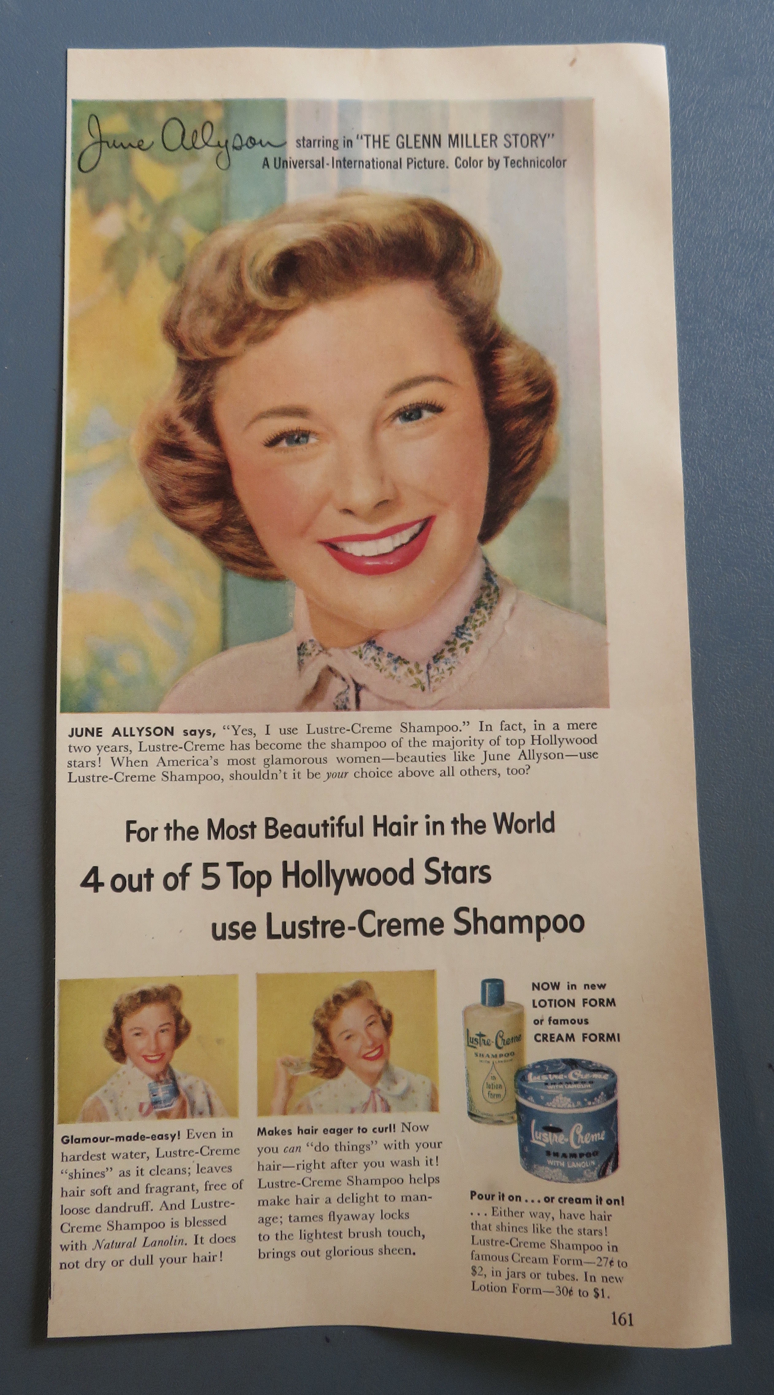 1954 Lustre Creme Shampoo with June Allyson