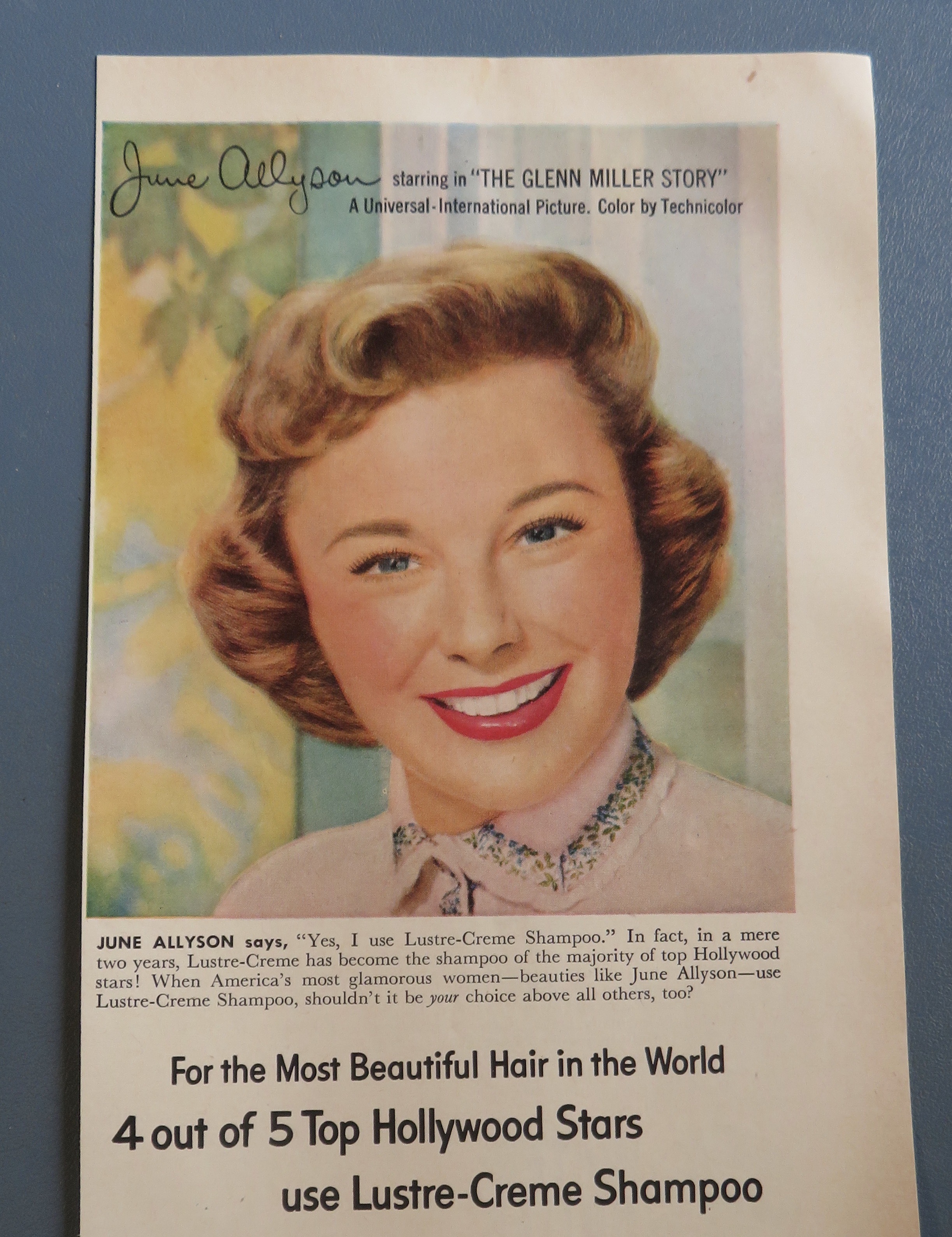 1954 Lustre Creme Shampoo with June Allyson