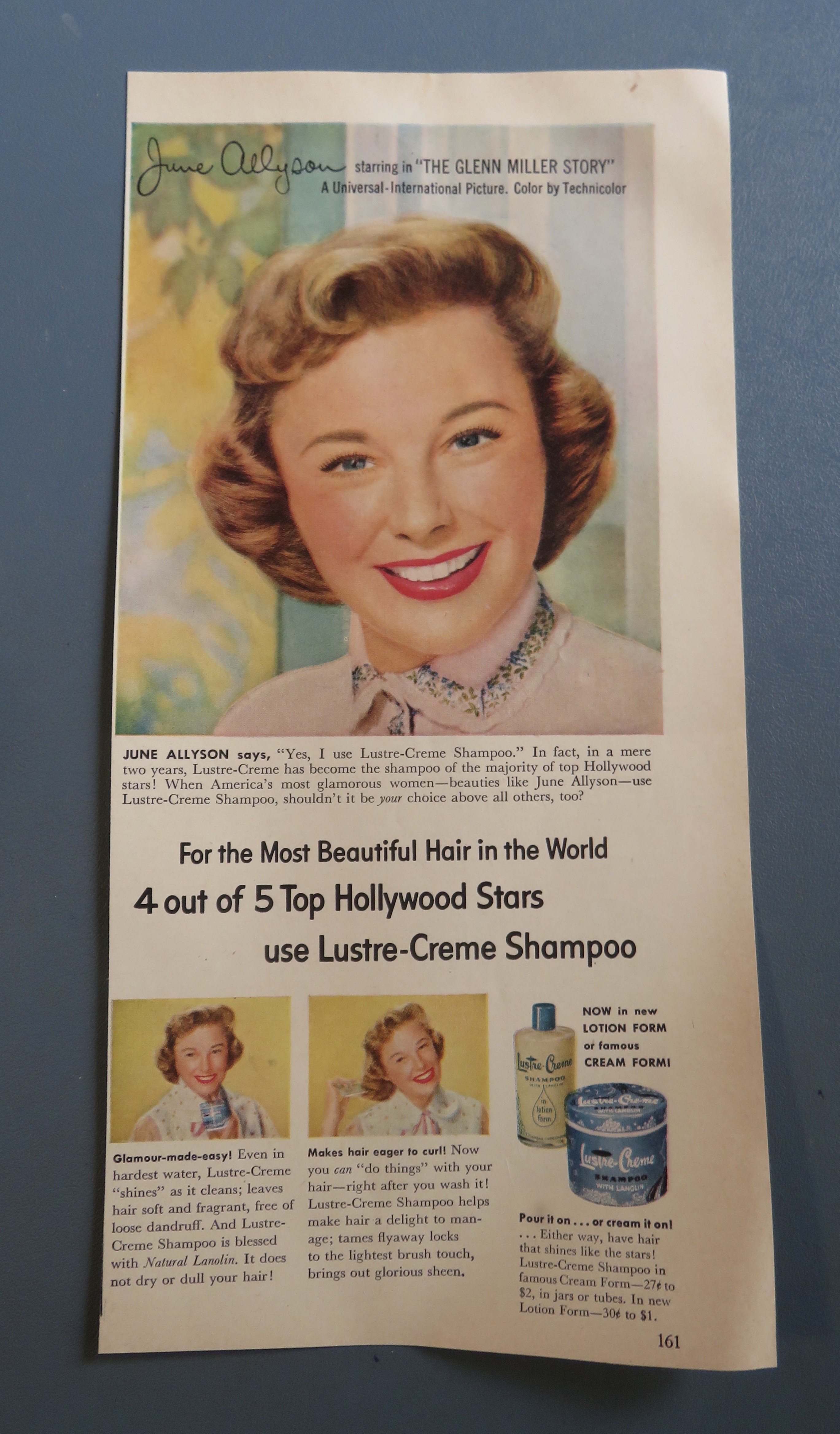 1954 Lustre Creme Shampoo with June Allyson