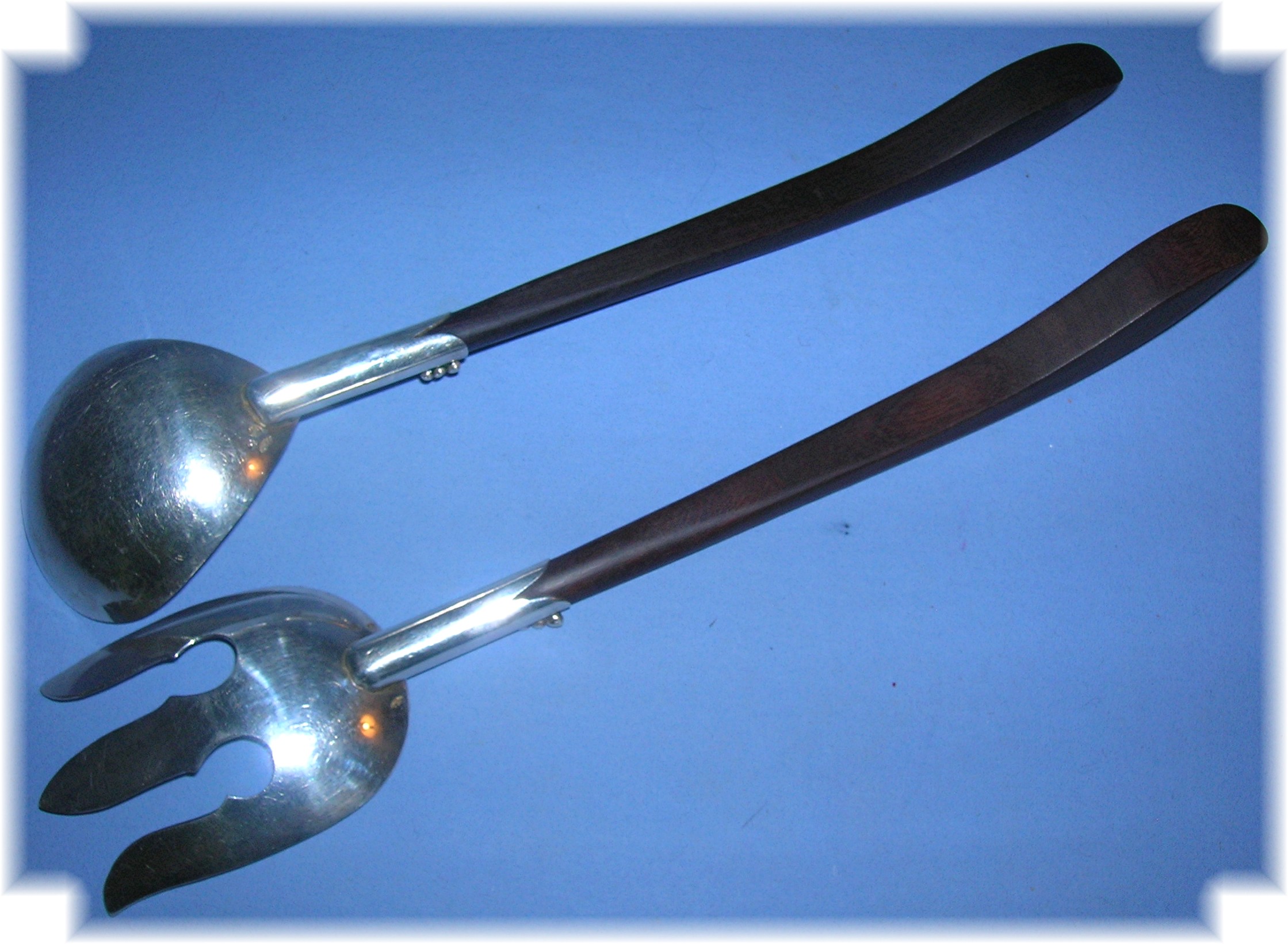Mexican Sterling Silver Eagle 23 Servers Rancho Allegre