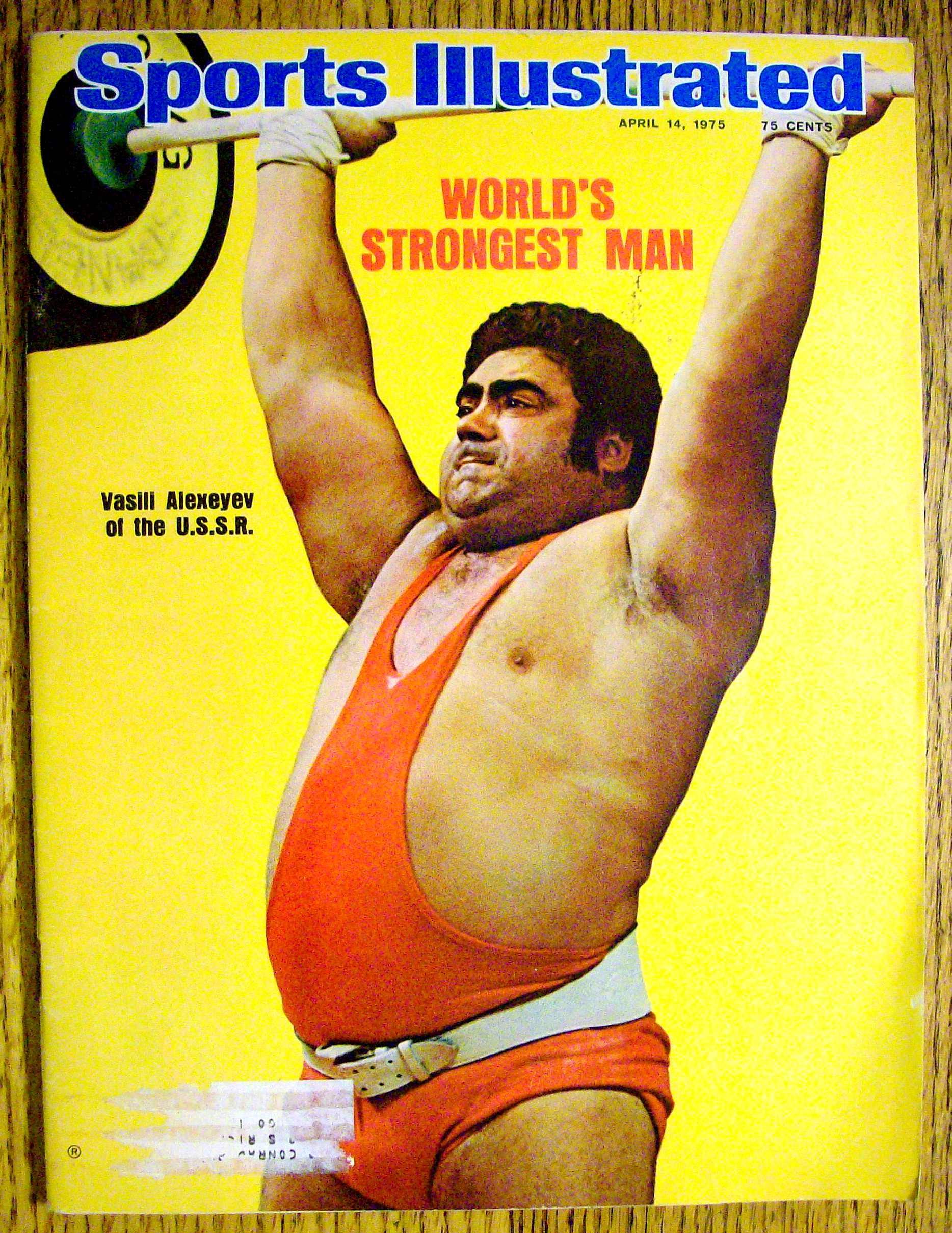Sports Illustrated-April 14, 1975-Vasili Alexeyev-USSR