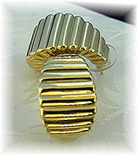 Earrings 14K Gold Large 1/2 Hoop Pierced