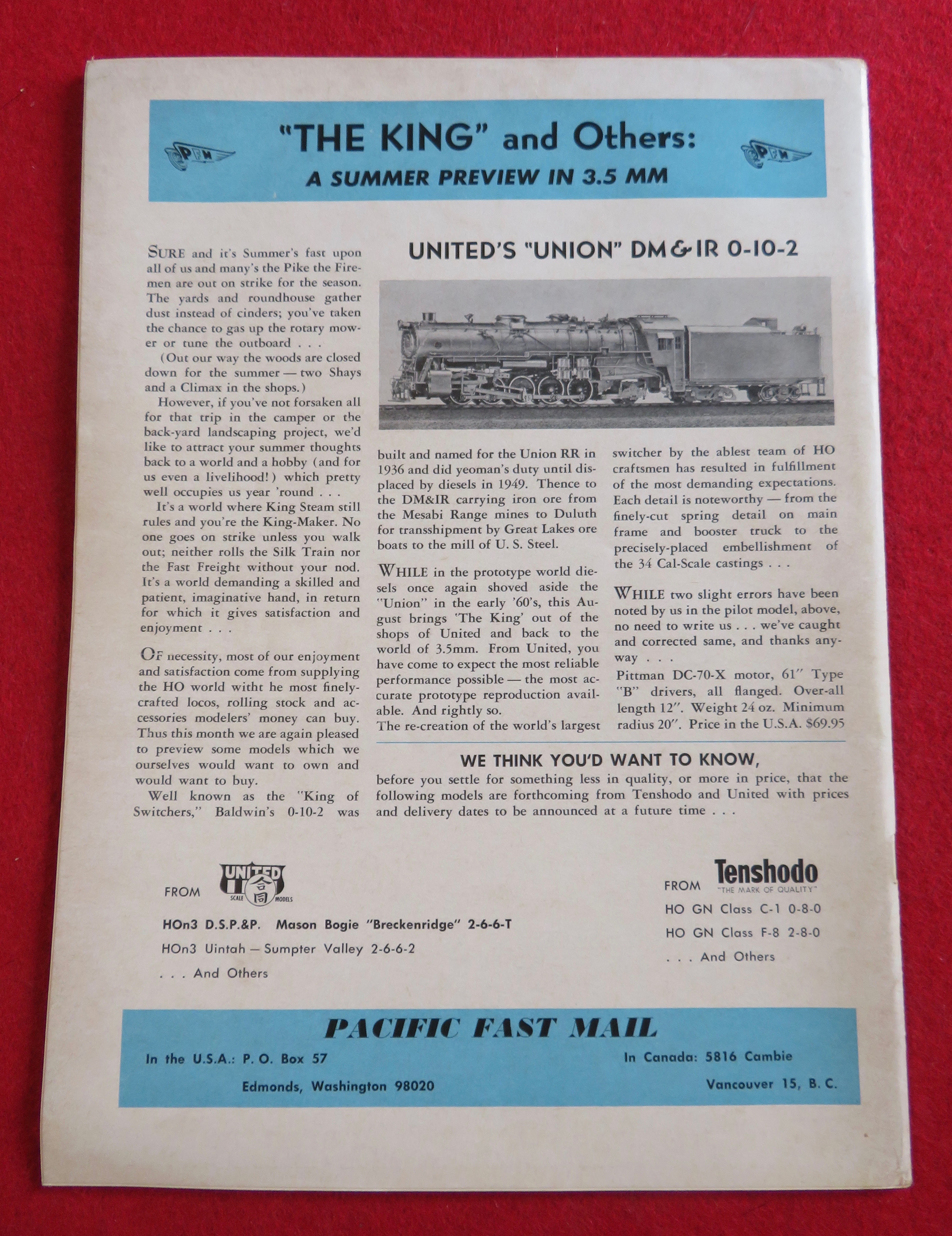 Model Railroader Magazine May 1965