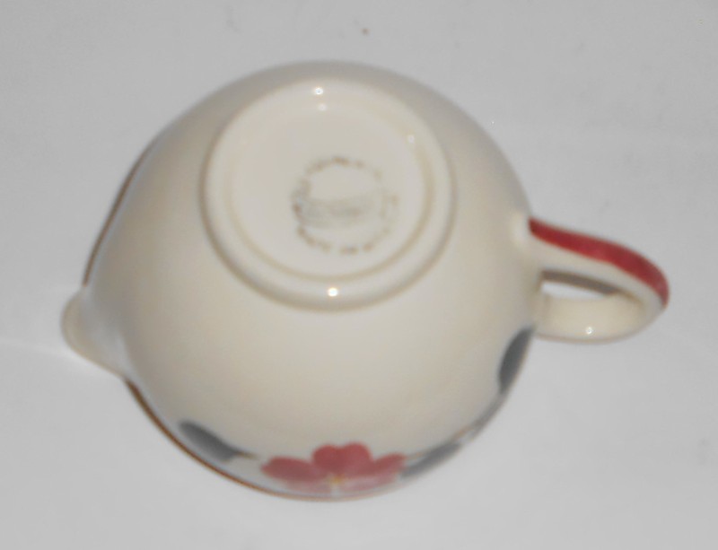 Vernon Kilns Pottery Gale Turnbull Hand Decorated 836 Linda Creamer