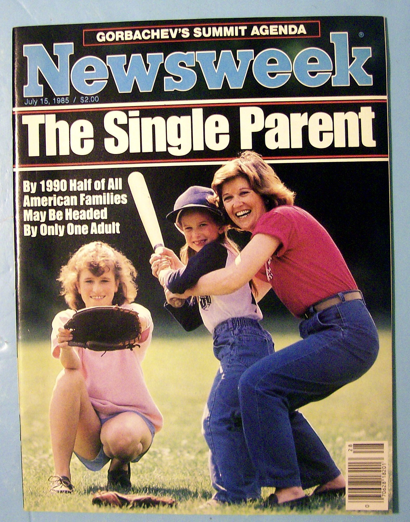 Newsweek Magazine-July 15, 1985 The Single Parent