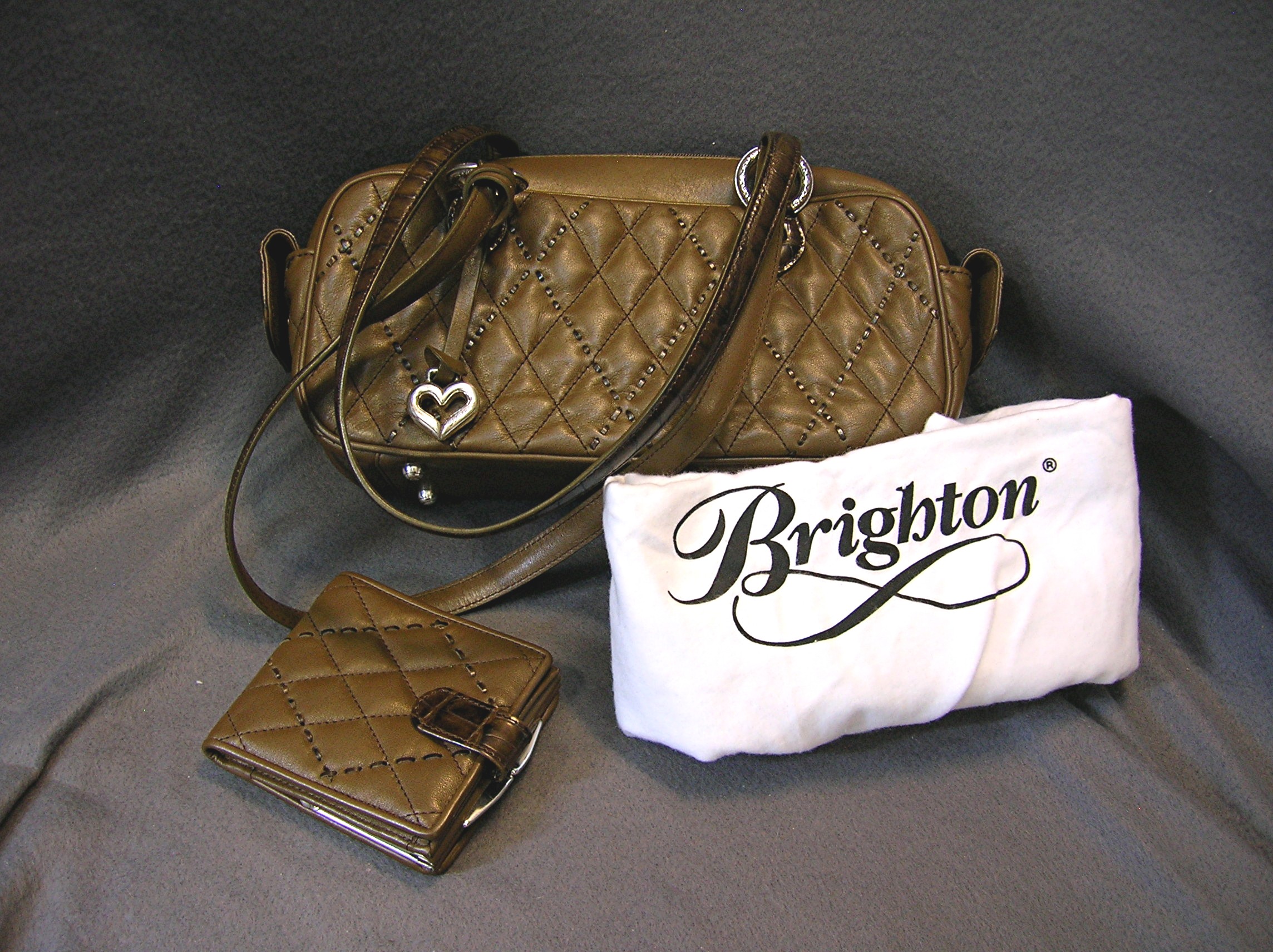 Brighton  BIJOUX Quilted  Leather Wallet Purse