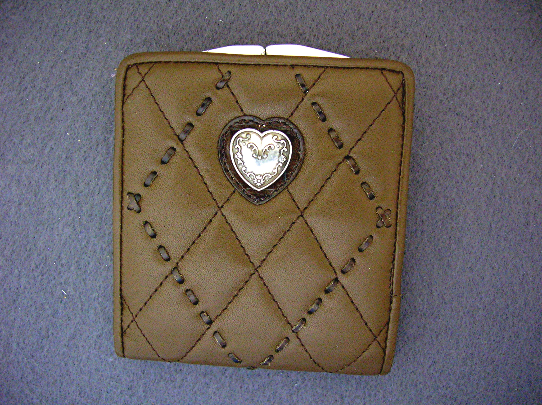 Brighton  BIJOUX Quilted  Leather Wallet Purse