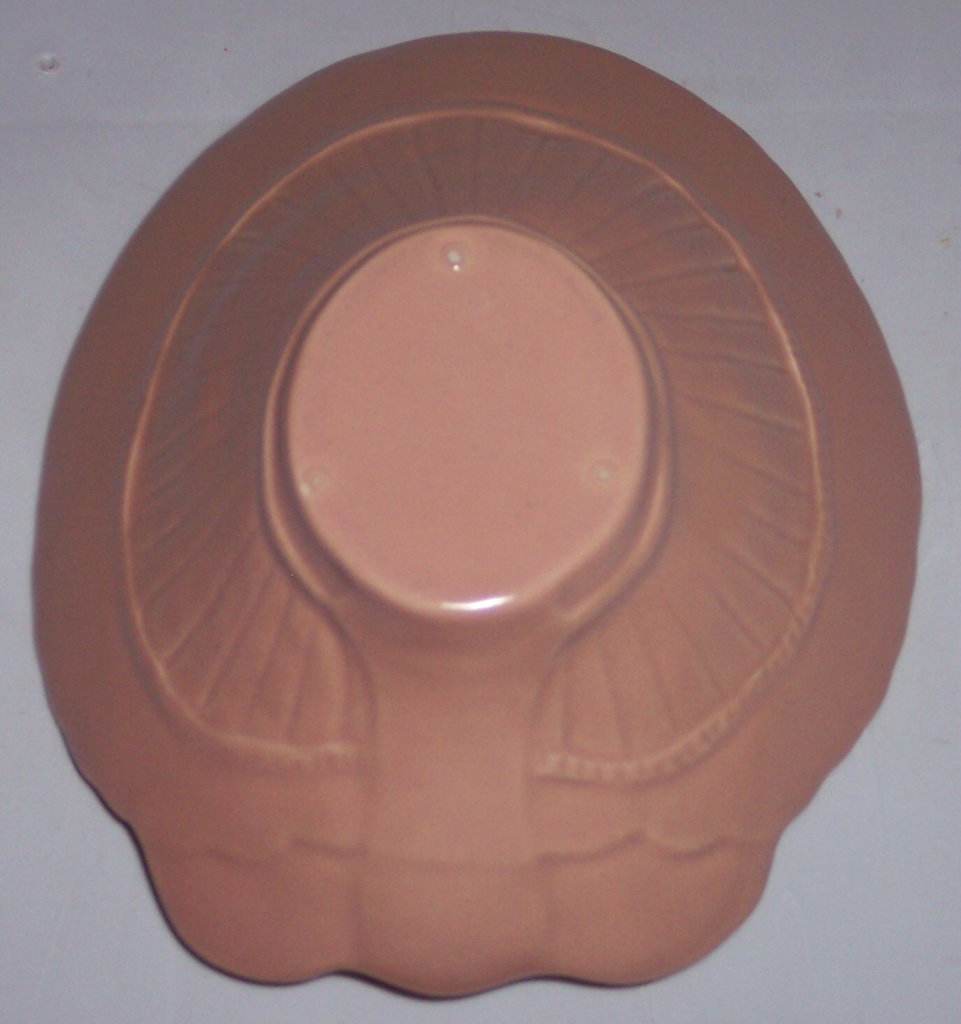 Franciscan Pottery Capistrano Art Ware Coral Bonnet
