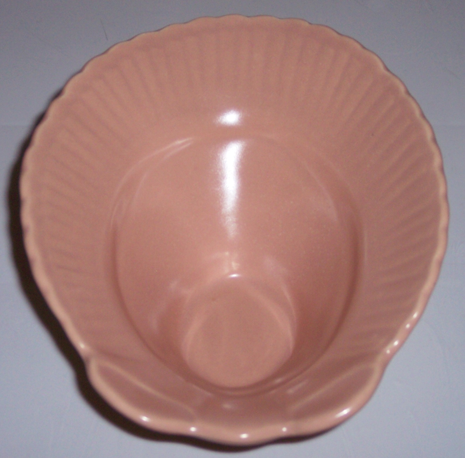 Franciscan Pottery Capistrano Art Ware Coral Bonnet