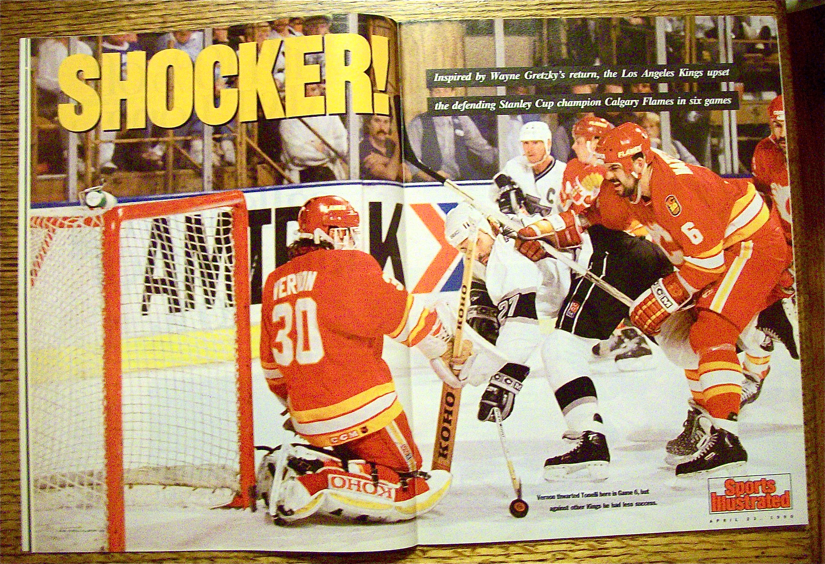 Sports Illustrated Magazine April 23, 1990 Upset Kings
