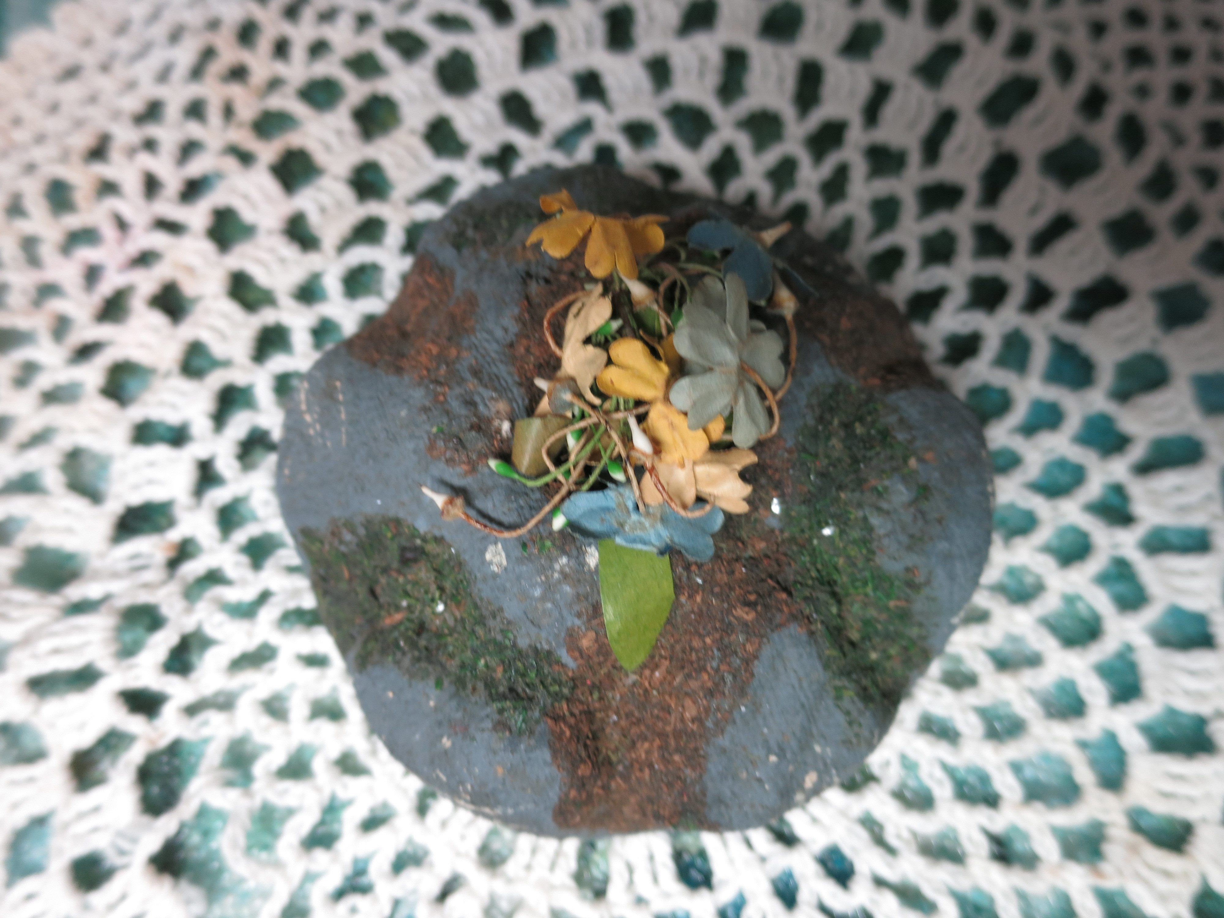 Vintage Rock Garden mini fairy garden doll house 2 of 2 avail