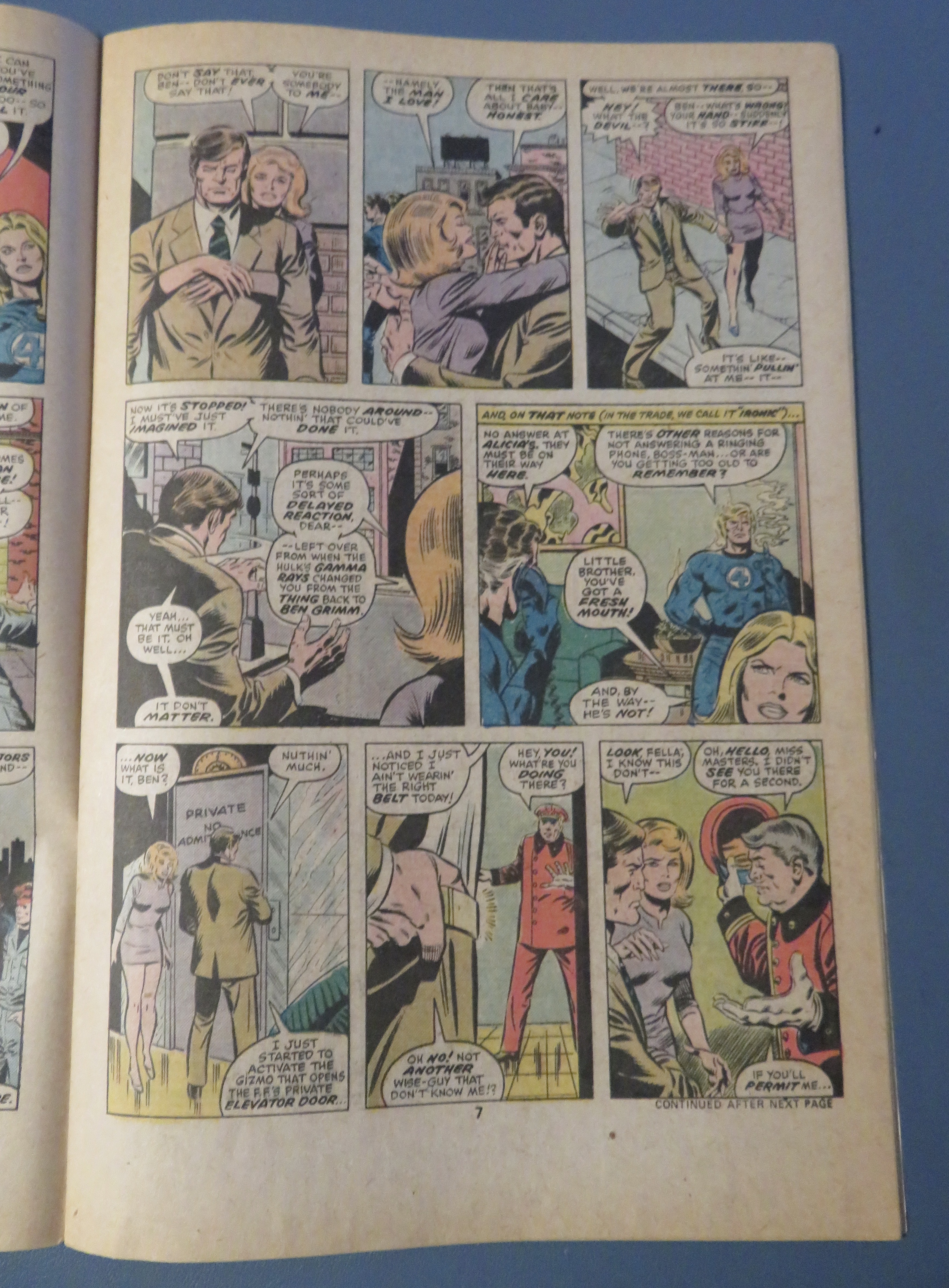 Fantastic Four Comic March 1976 Powers Gone