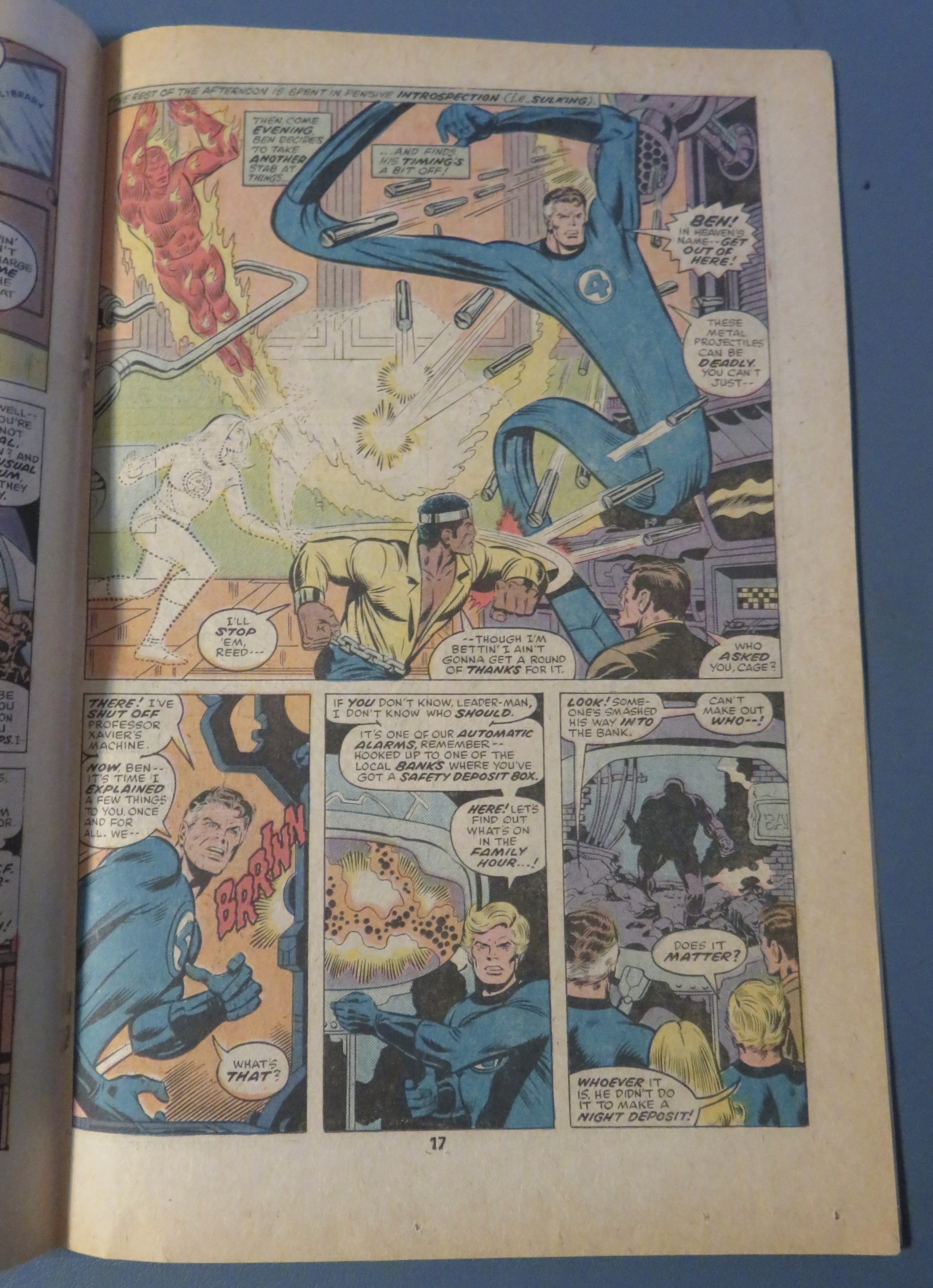 Fantastic Four Comic March 1976 Powers Gone