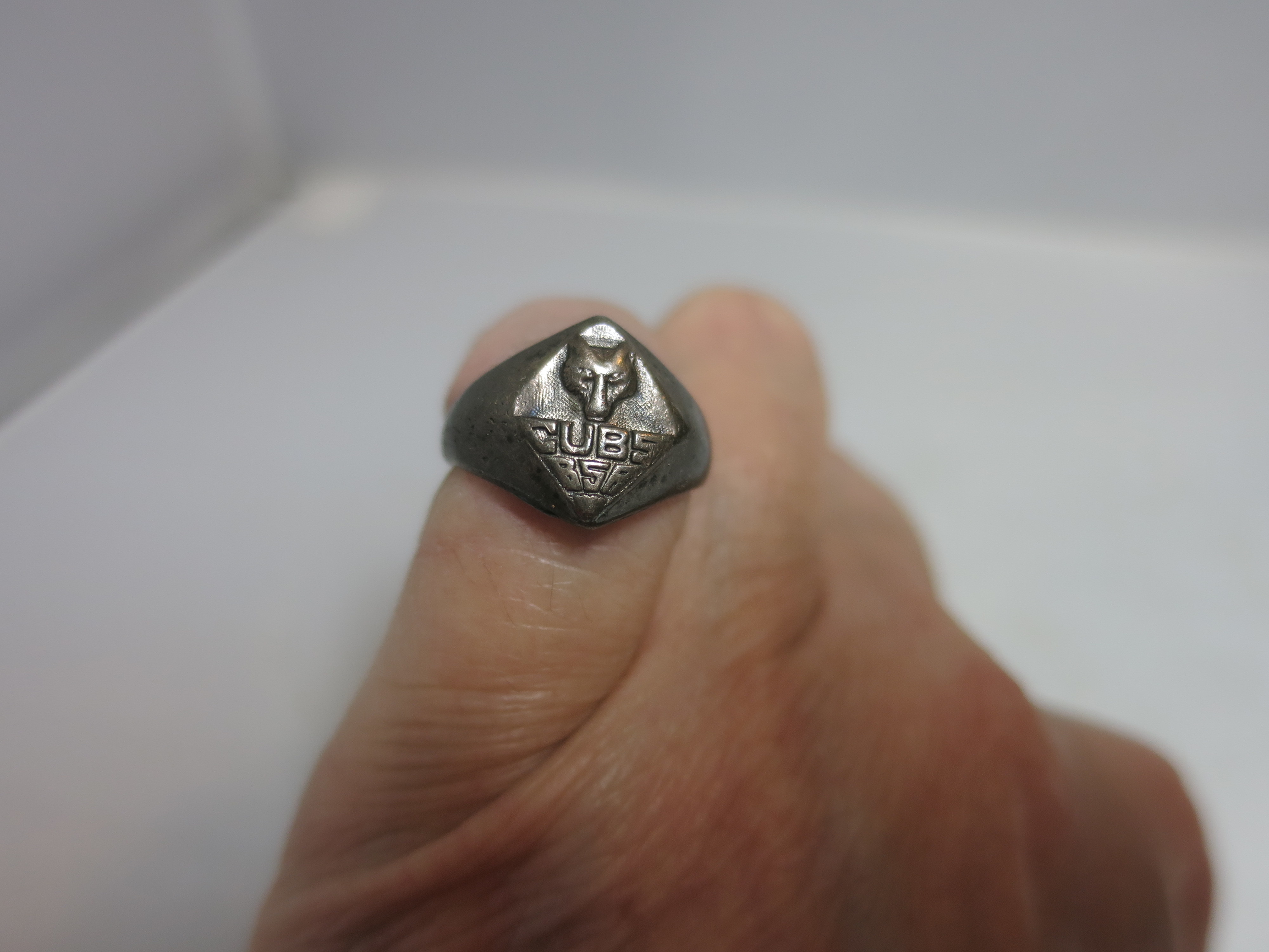 Vintage Sterling Silver Cubs BSA Boy Scout of America Ring Size 5