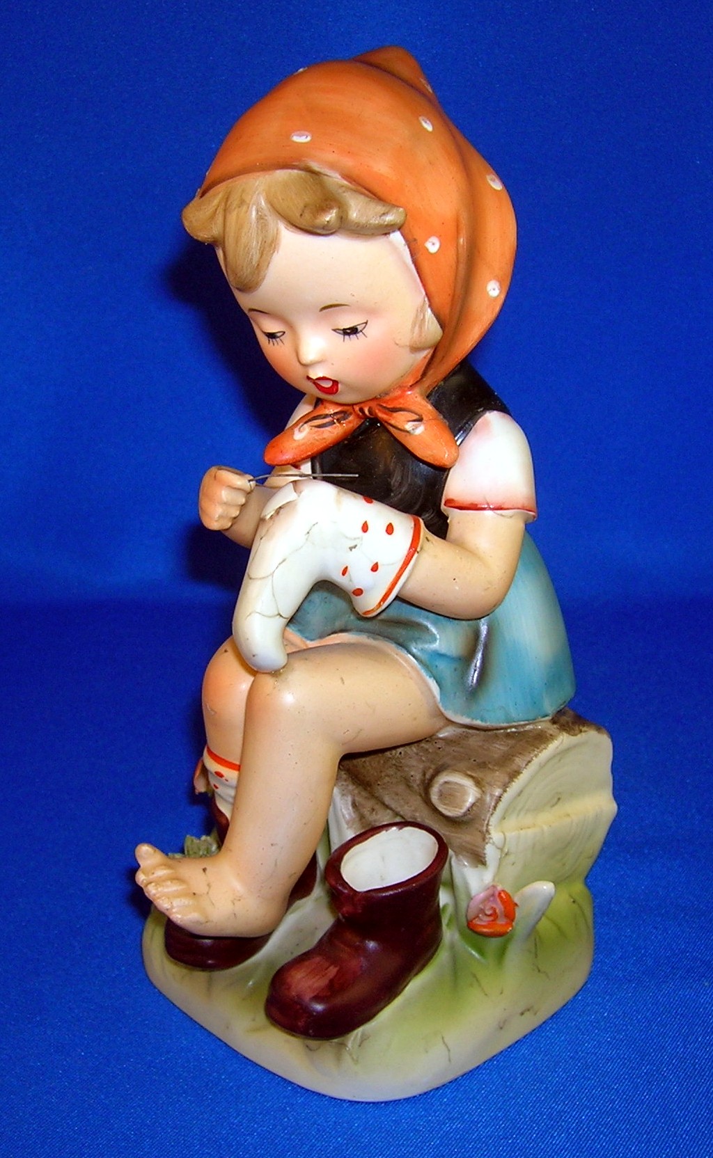 Erich Stauffer Hummel Type Little Girl Figurine