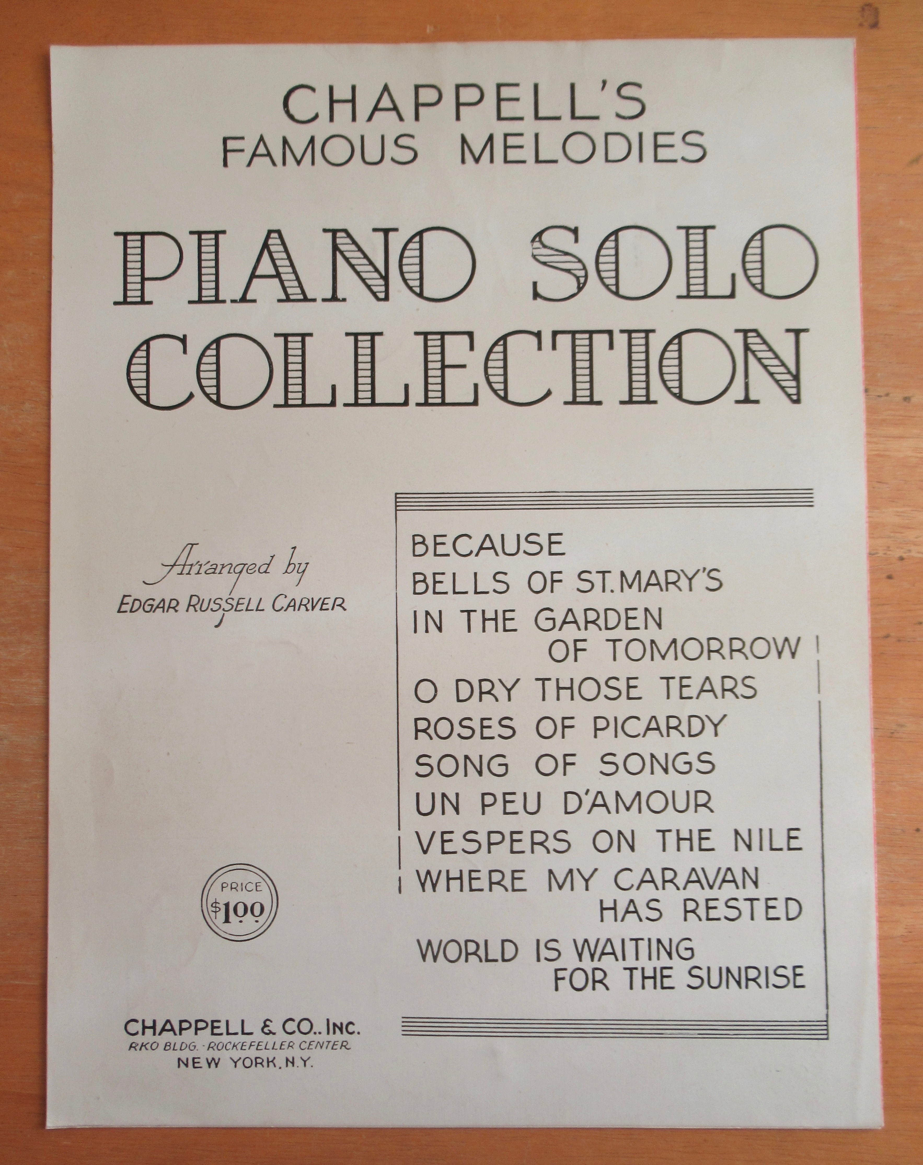 Sheet Music Spellbound 1945 Bergman & Peck