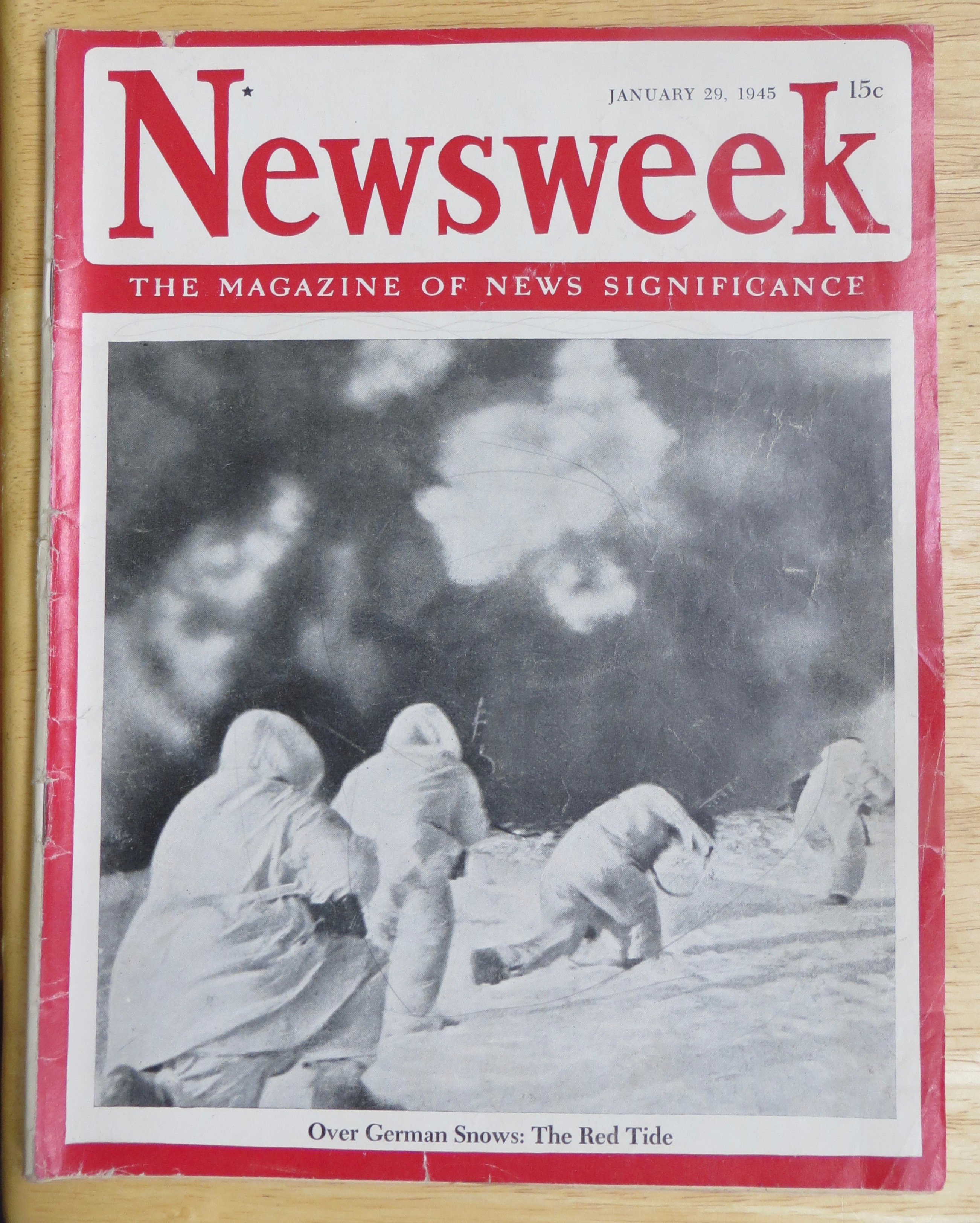Newsweek Magazine January 29, 1945 The Red Tide