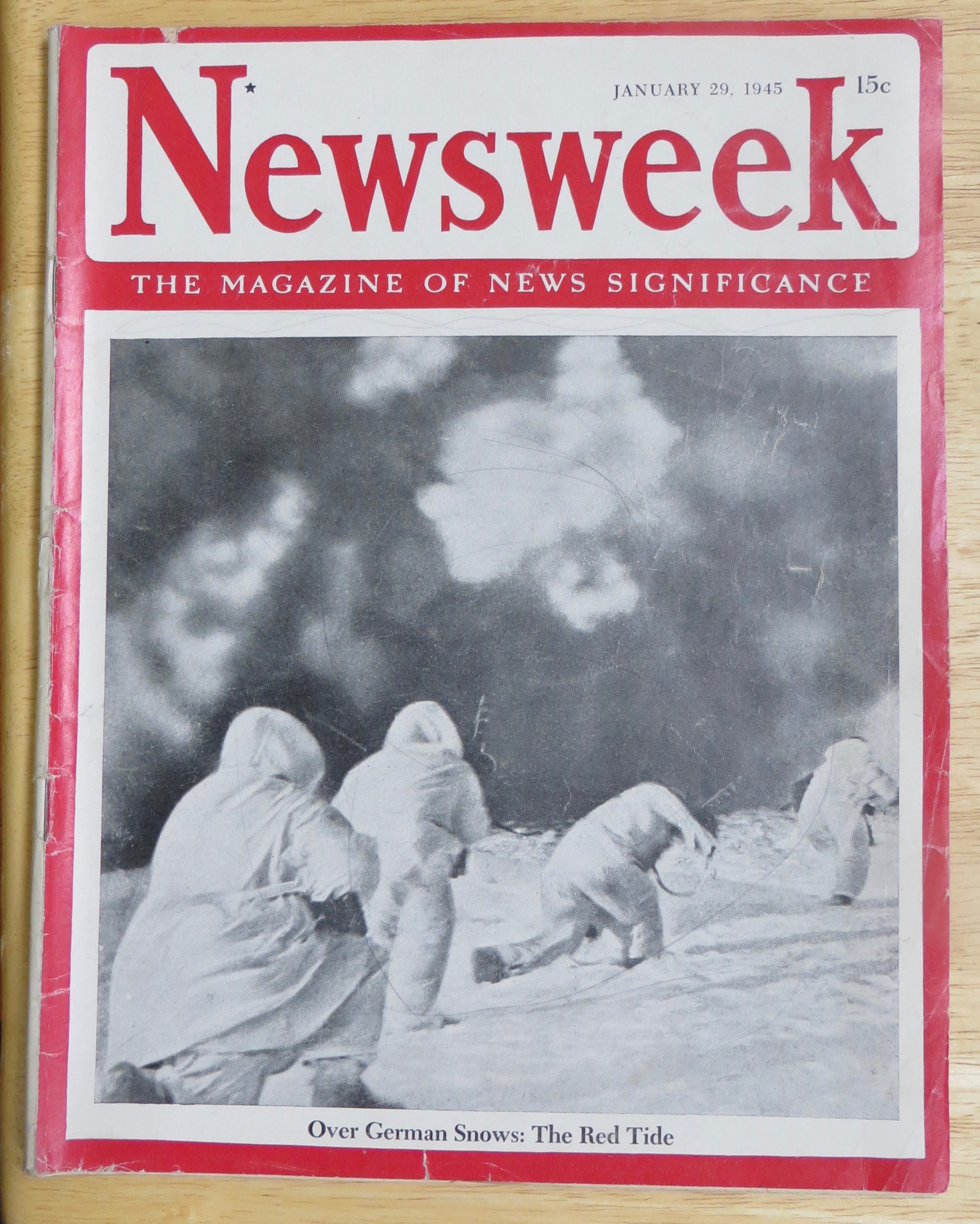 Newsweek Magazine January 29, 1945 The Red Tide