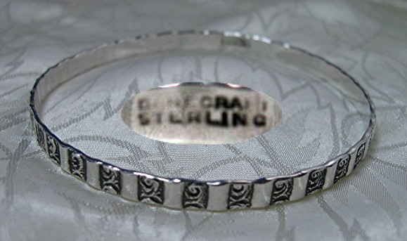 DANECRAFT Sterling Silver Bangle Bracelet