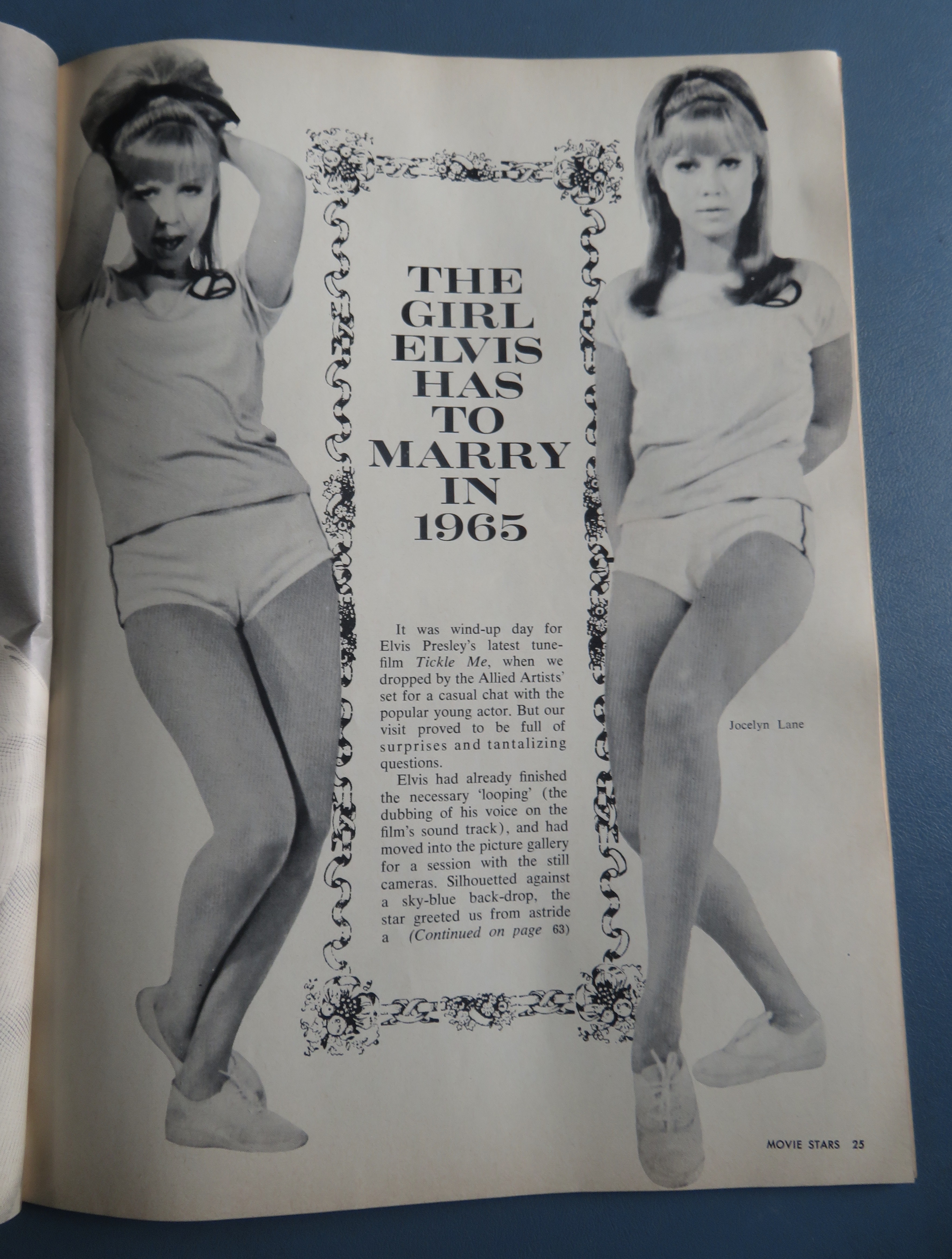 Movie Stars Magazine April 1965 Jackie Kennedy