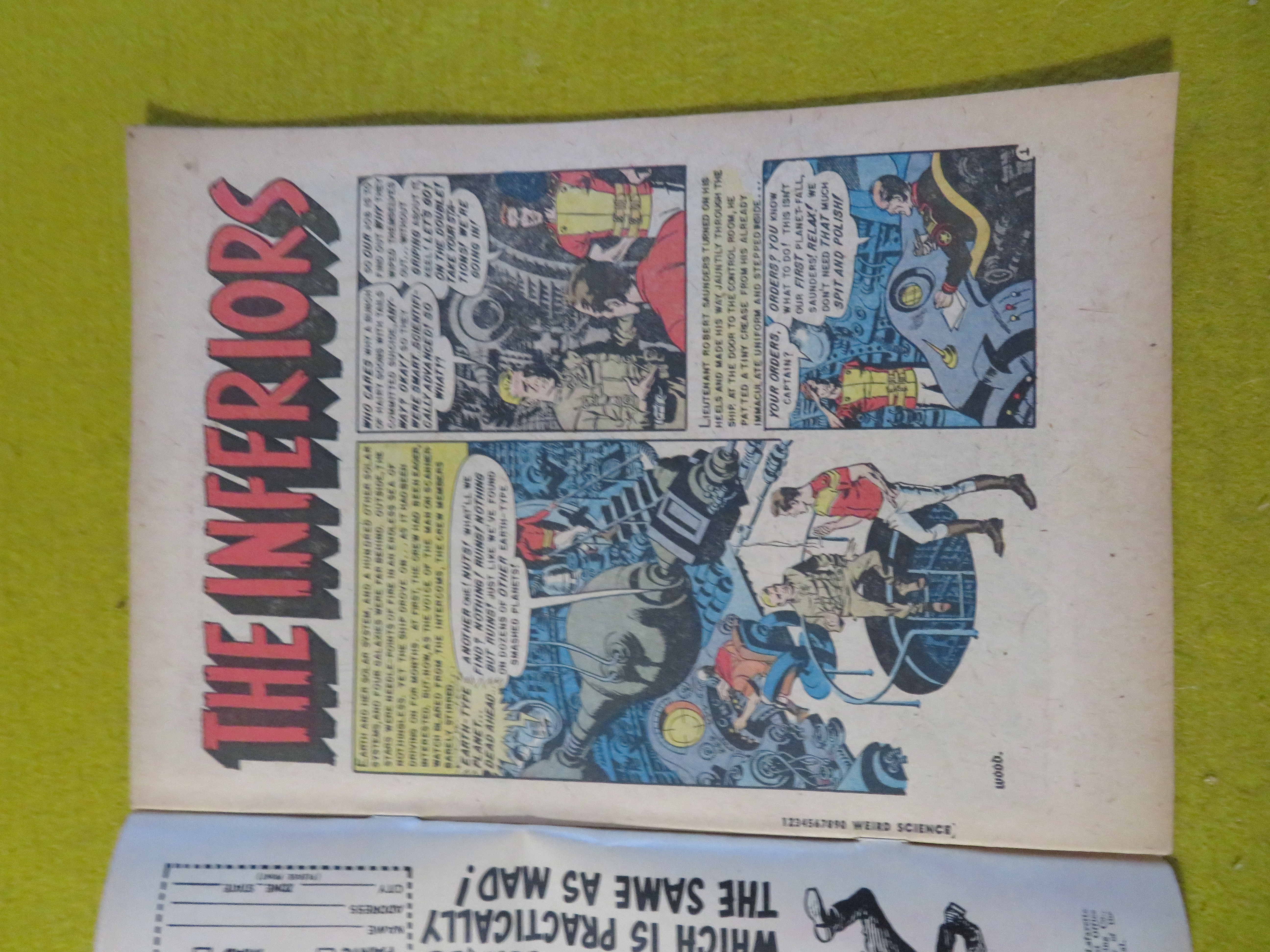 Weird Fantasy Comic April 1955 The Inferiors