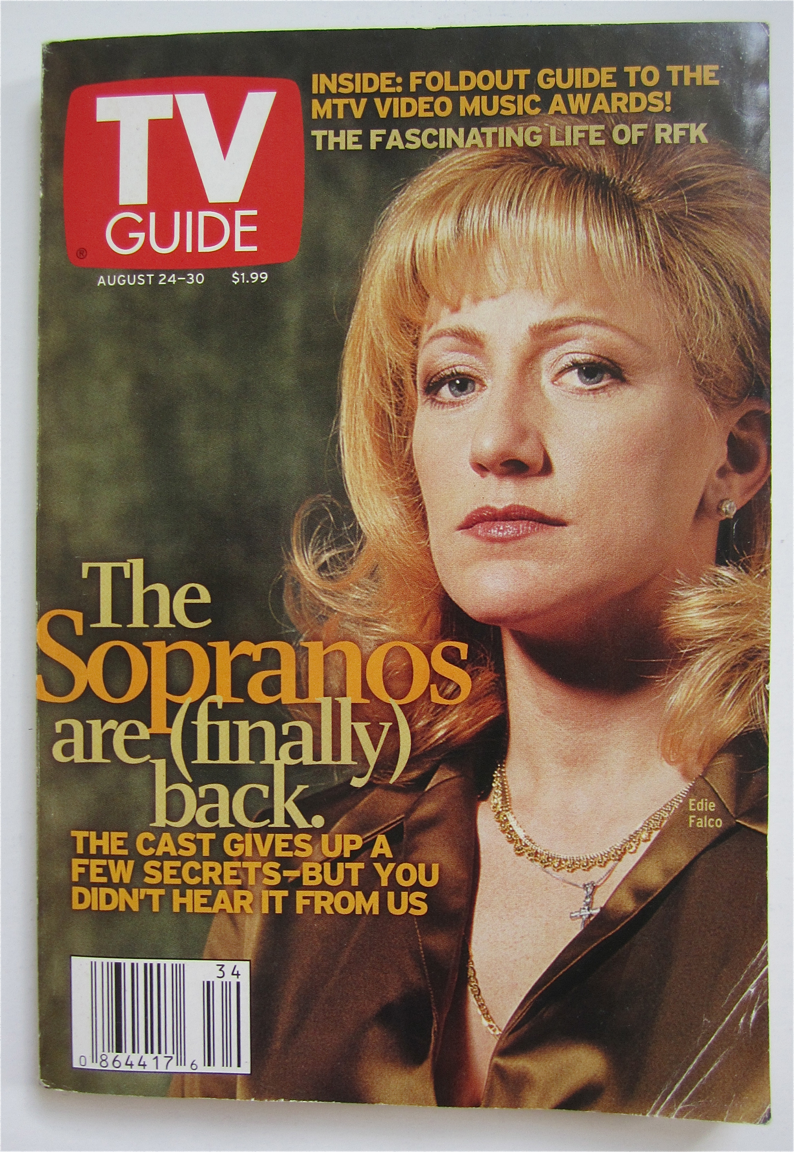 TV Guide August 24-30, 2002 Sopranos Are Back