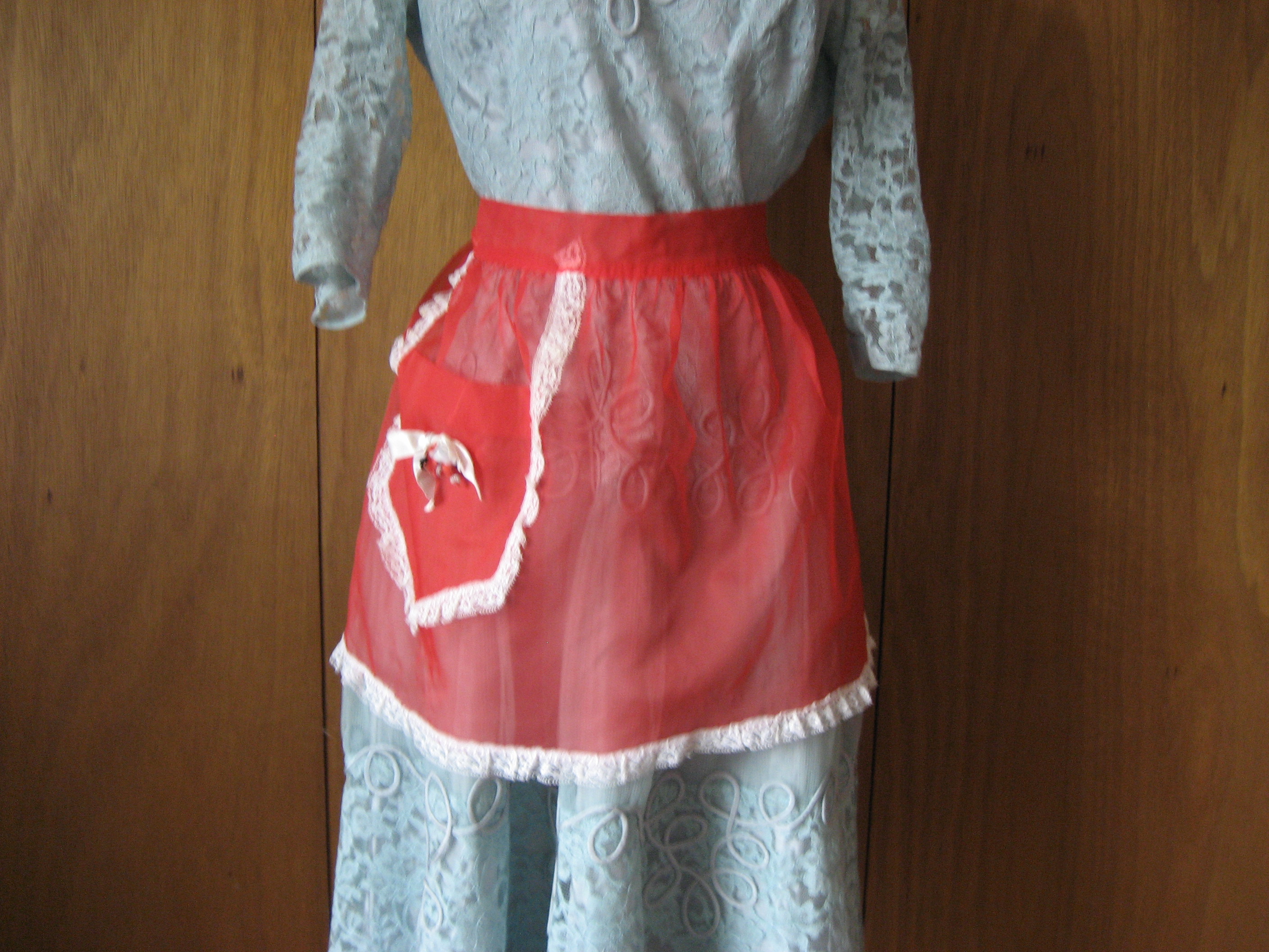 Red Christmas Apron