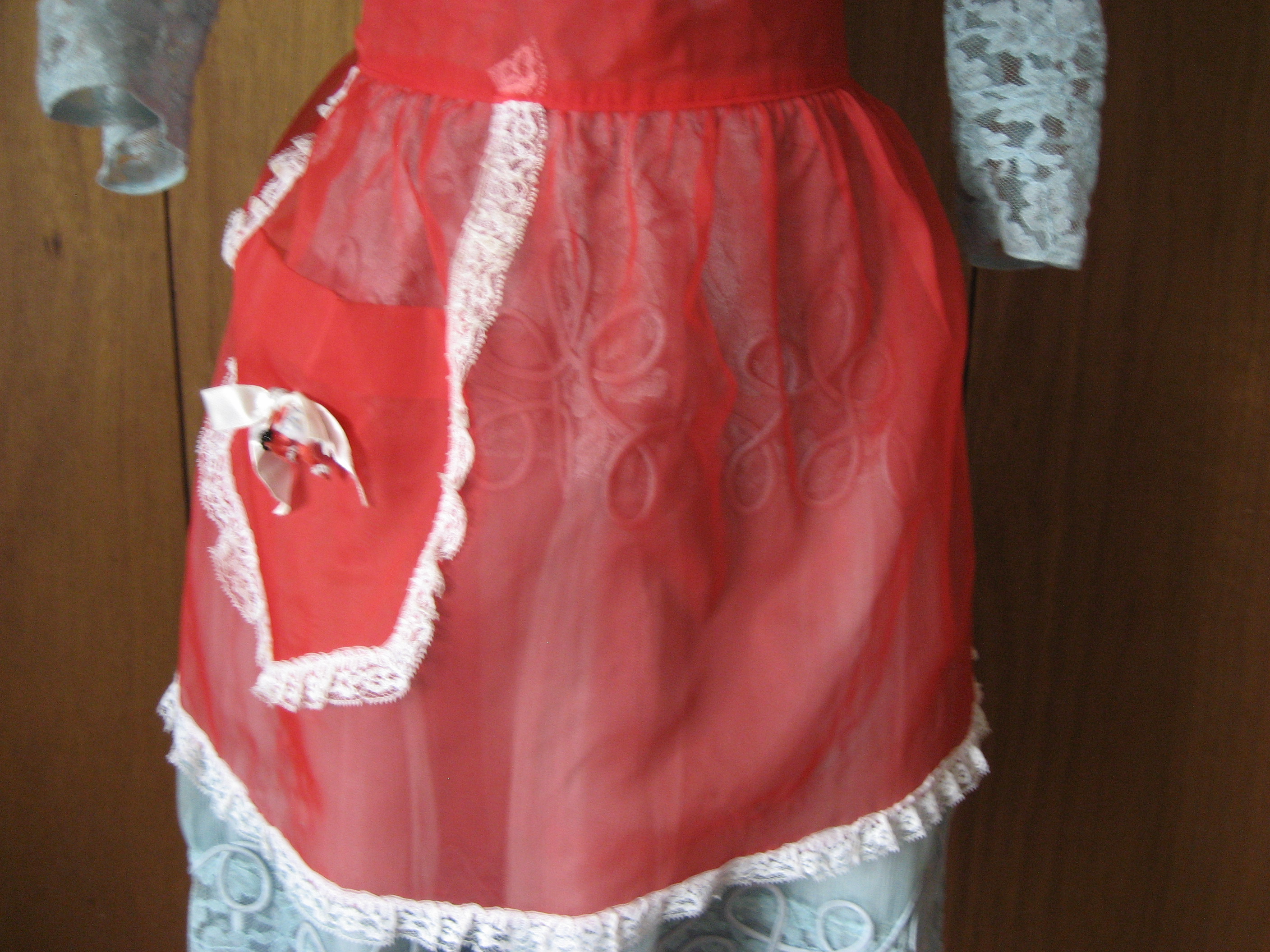 Red Christmas Apron