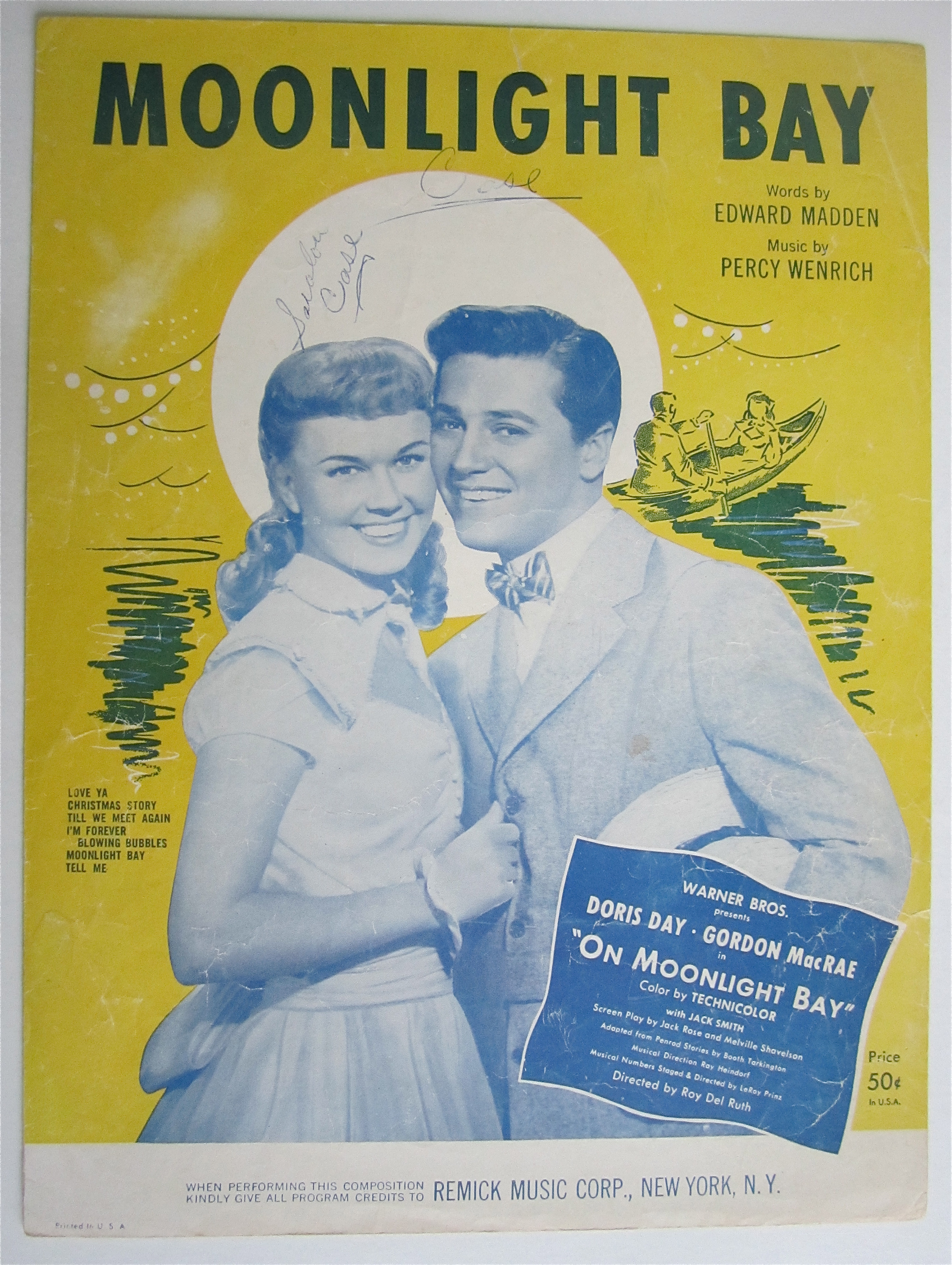 Sheet Music 1912 Moonlight Bay
