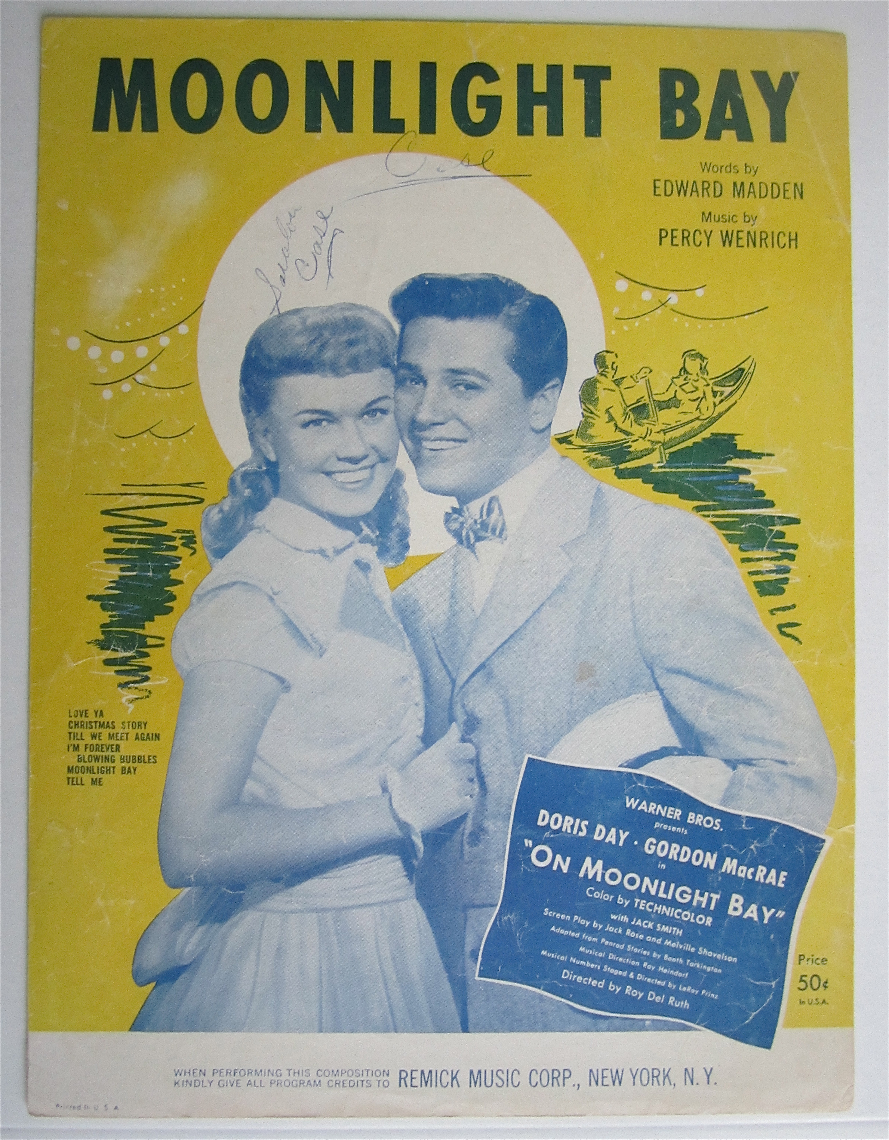 Sheet Music 1912 Moonlight Bay