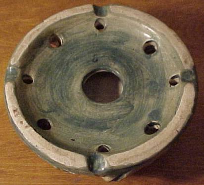 Weller Pottery Glendale Console Bowl W/Flower Frog!