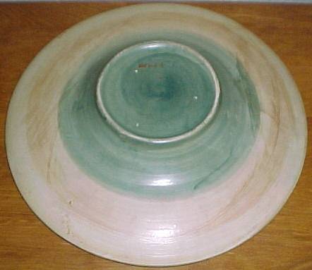 Weller Pottery Glendale Console Bowl W/Flower Frog!