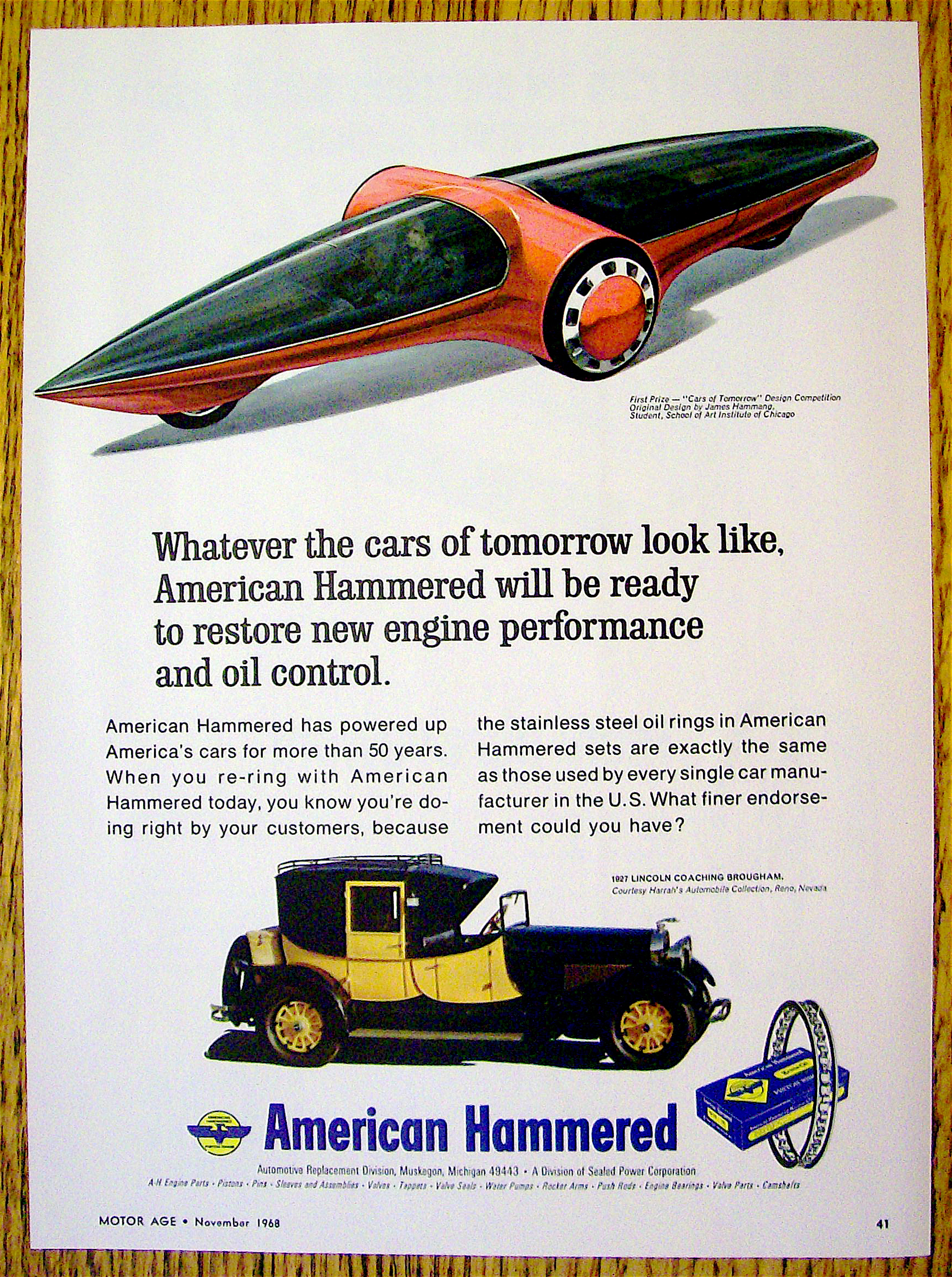 1968 American Hammered with Brougham & Car Of Tomorrow